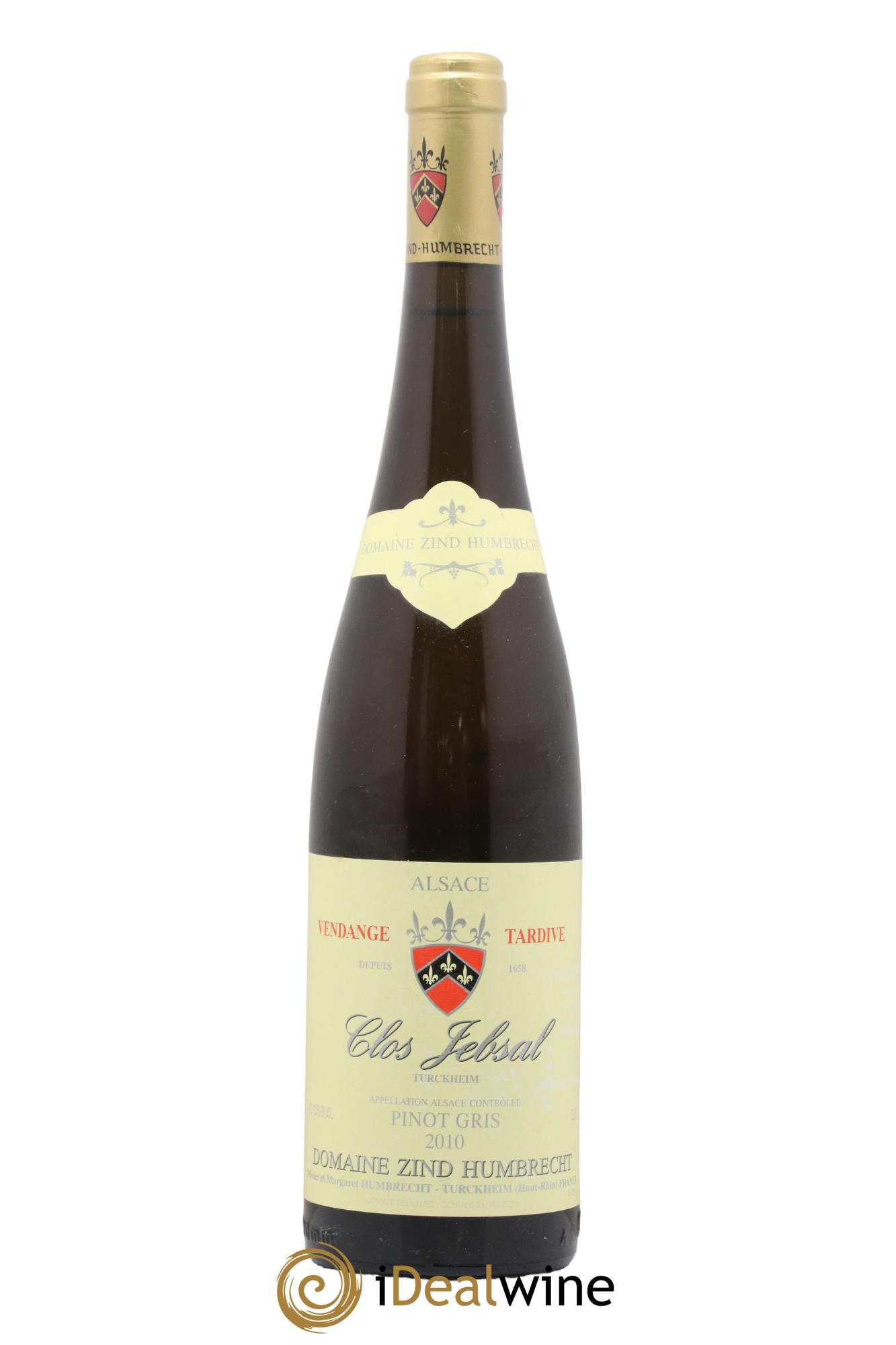 Alsace Pinot Gris Clos Jebsal Vendanges Tardives Zind-Humbrecht (Domaine) 2010 - Lotto di 1 bottiglia - 0
