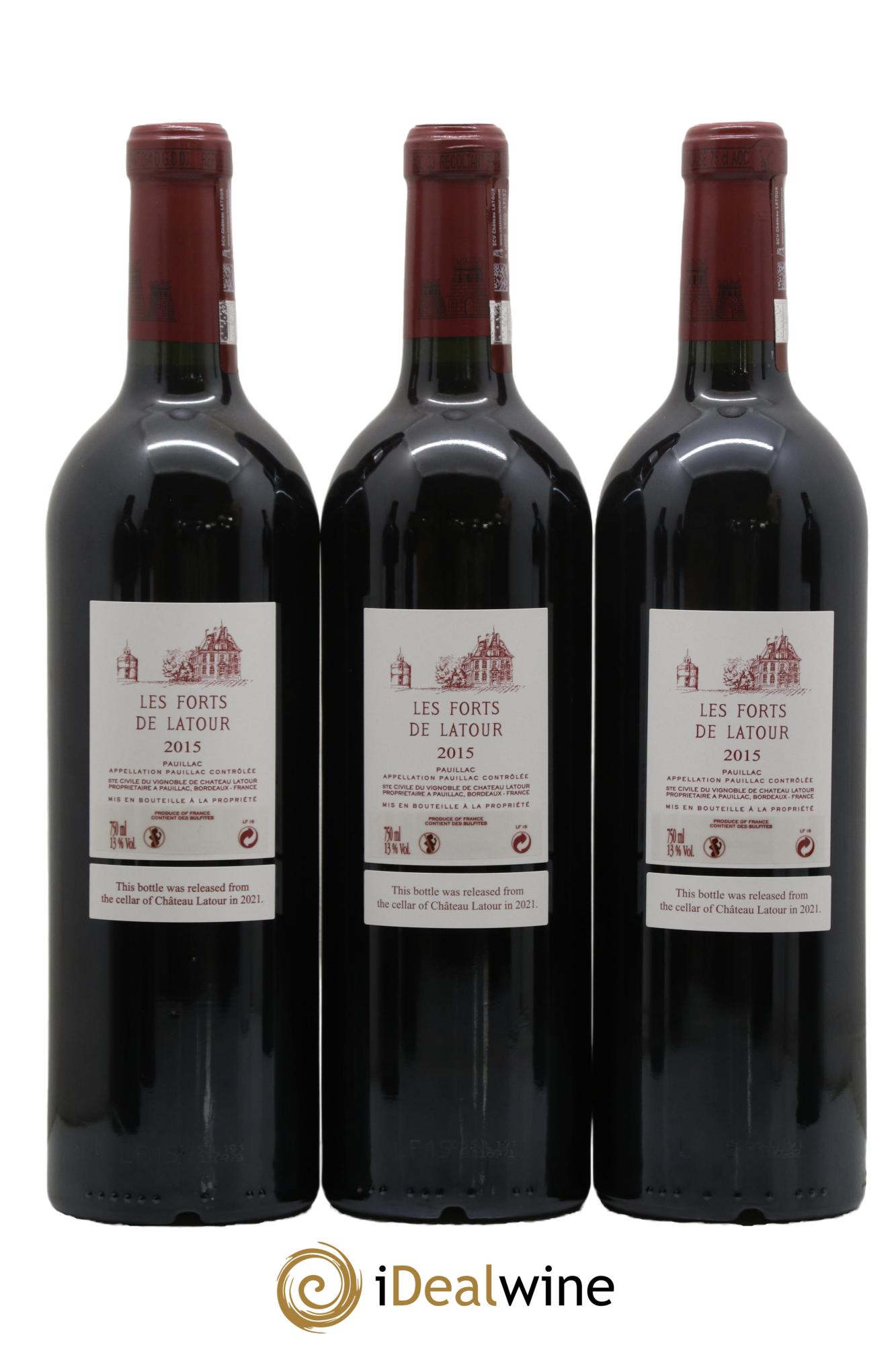 Les Forts de Latour Second Vin 2015 - Posten von 6 Flaschen - 2