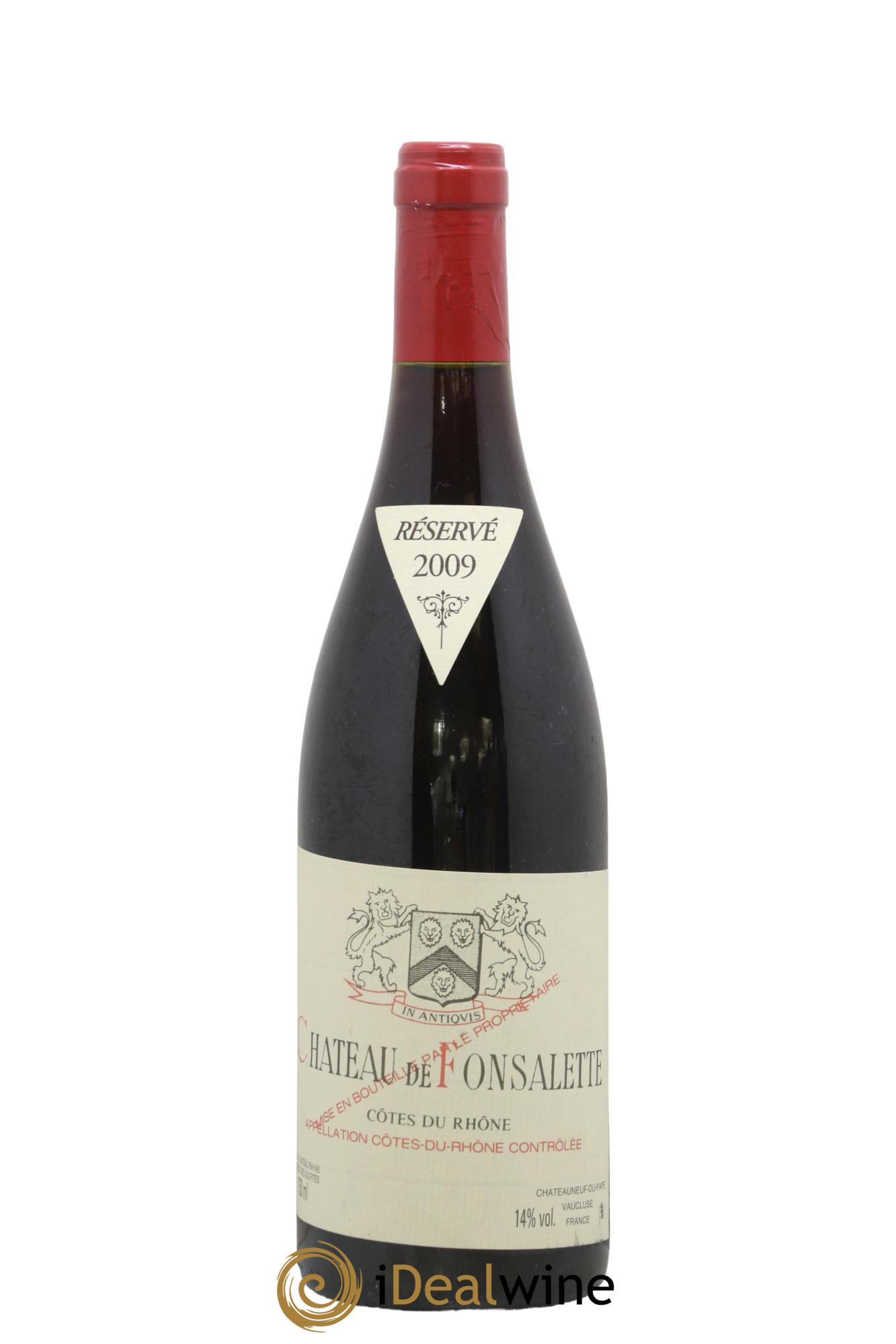 Côtes-du-Rhône Château de Fonsalette Emmanuel Reynaud 2009 - Posten von 1 Flasche - 0