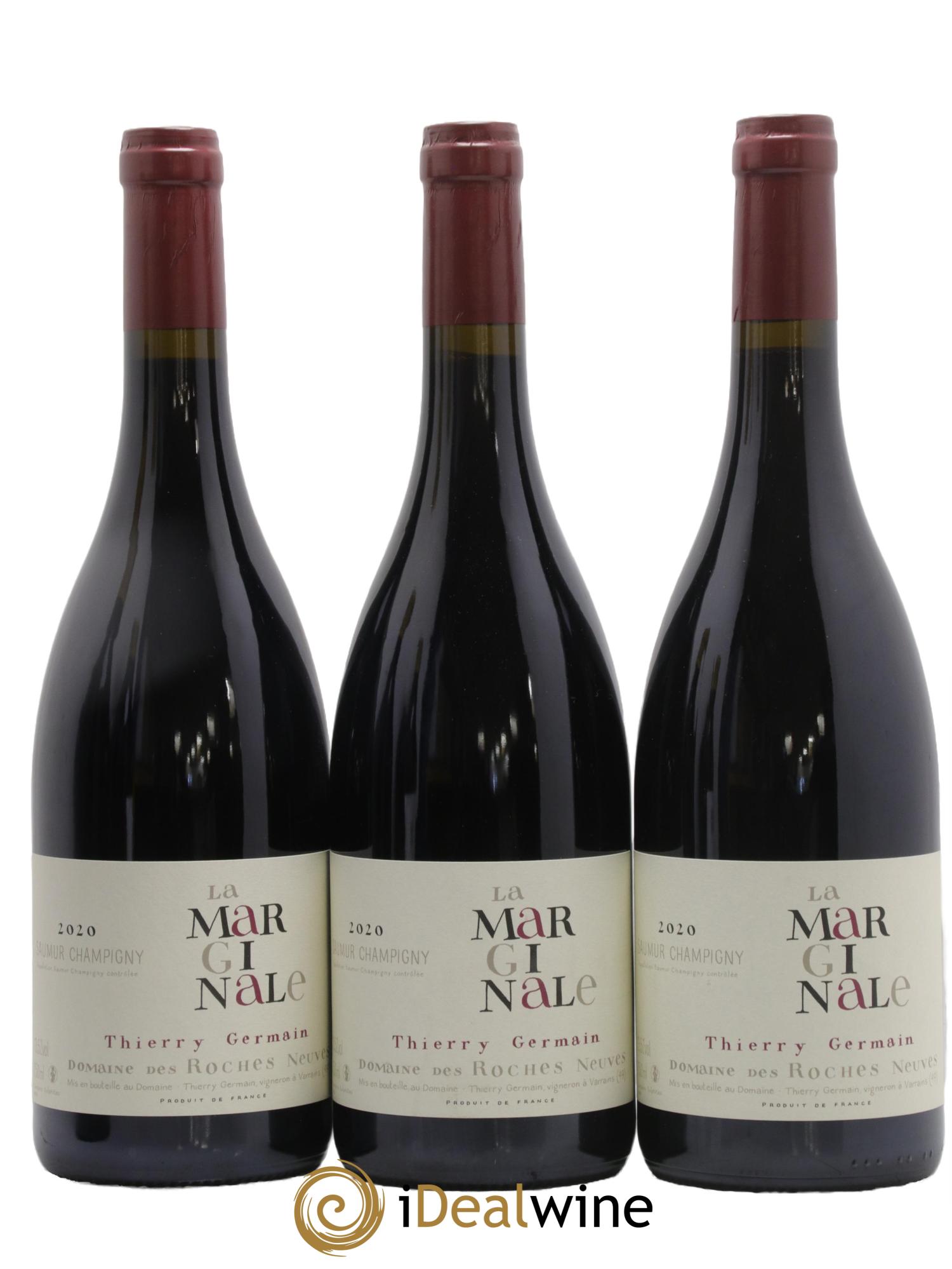 Saumur-Champigny La Marginale Domaine des Roches Neuves - Thierry Germain 2020 - Lotto di 3 bottiglie - 0
