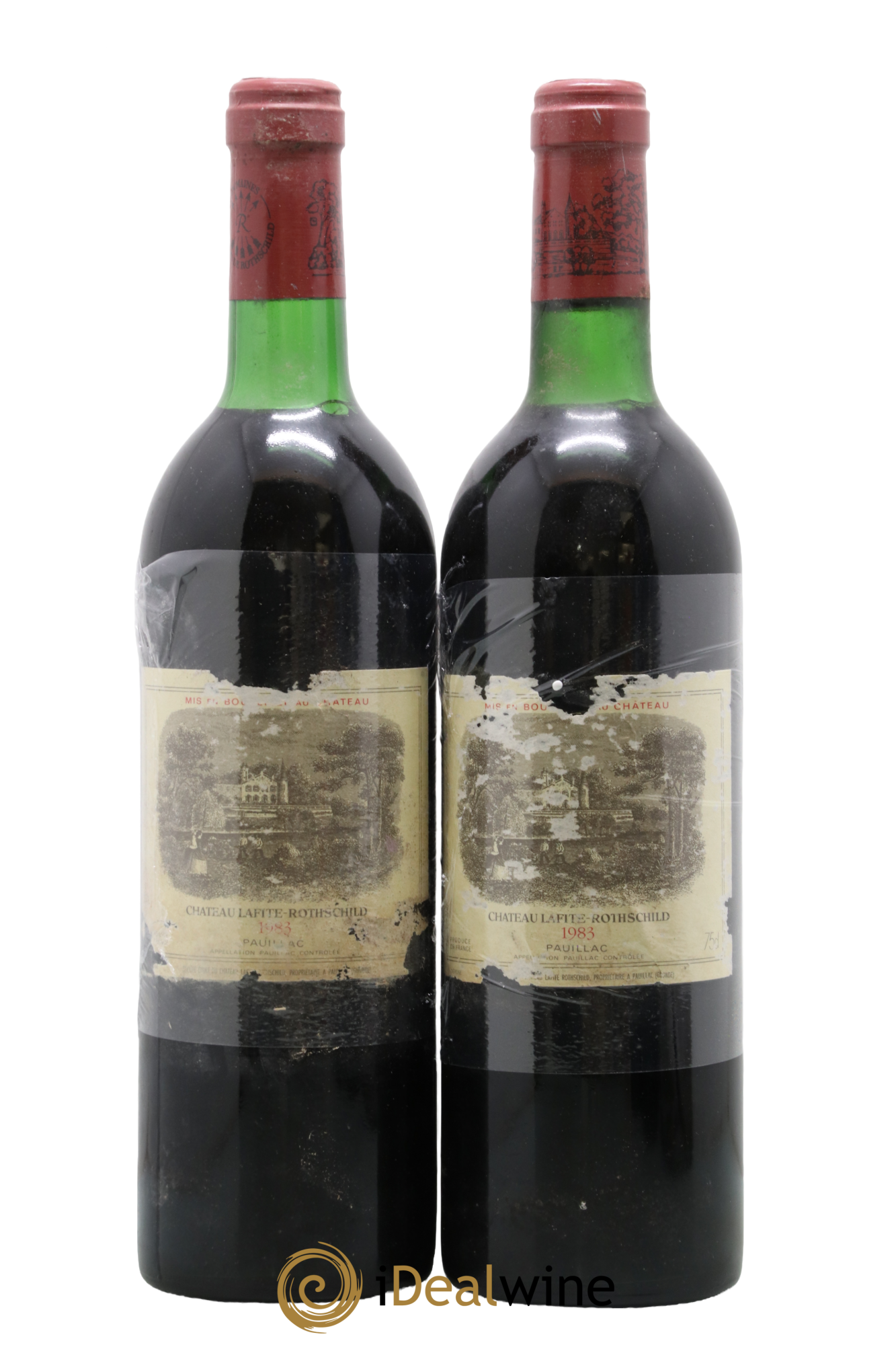 Château Lafite Rothschild 1er Grand Cru Classé 1983 - Lot de 2 bouteilles - 0