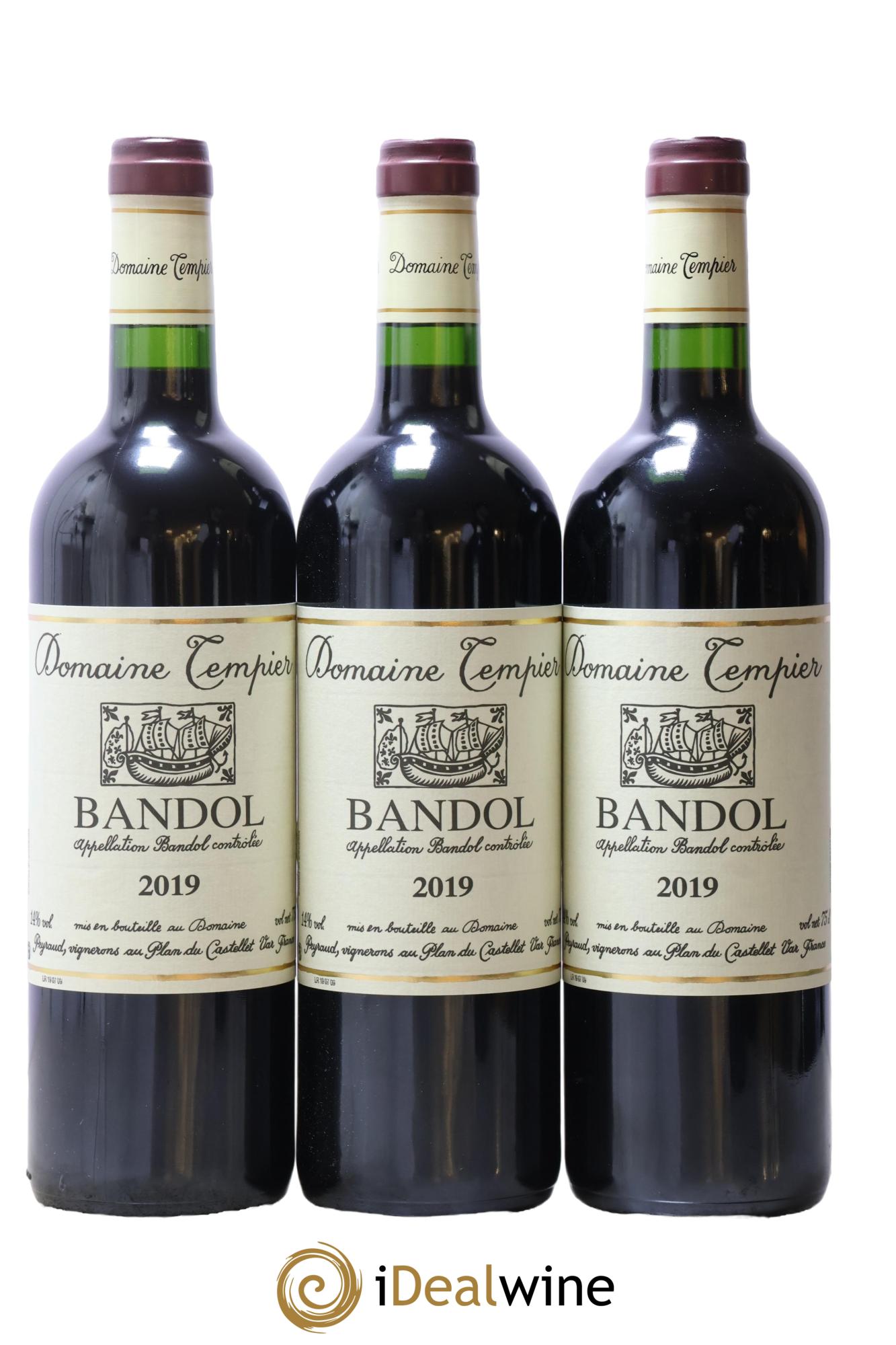Bandol Domaine Tempier Famille Peyraud 2019 - Lot de 3 bouteilles - 0