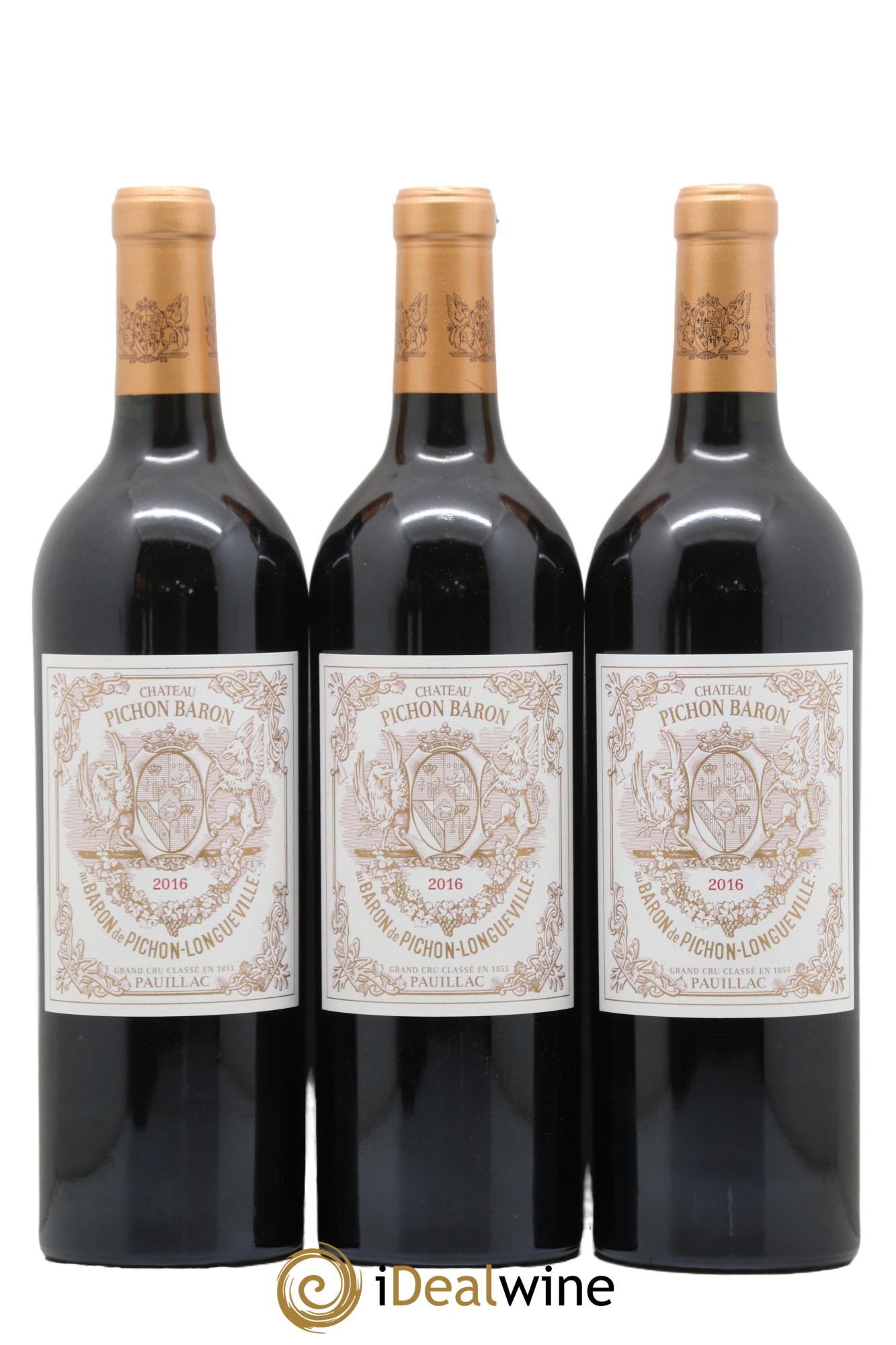 Pichon Longueville Baron 2ème Grand Cru Classé 2016 - Lotto di 6 bottiglie - 1