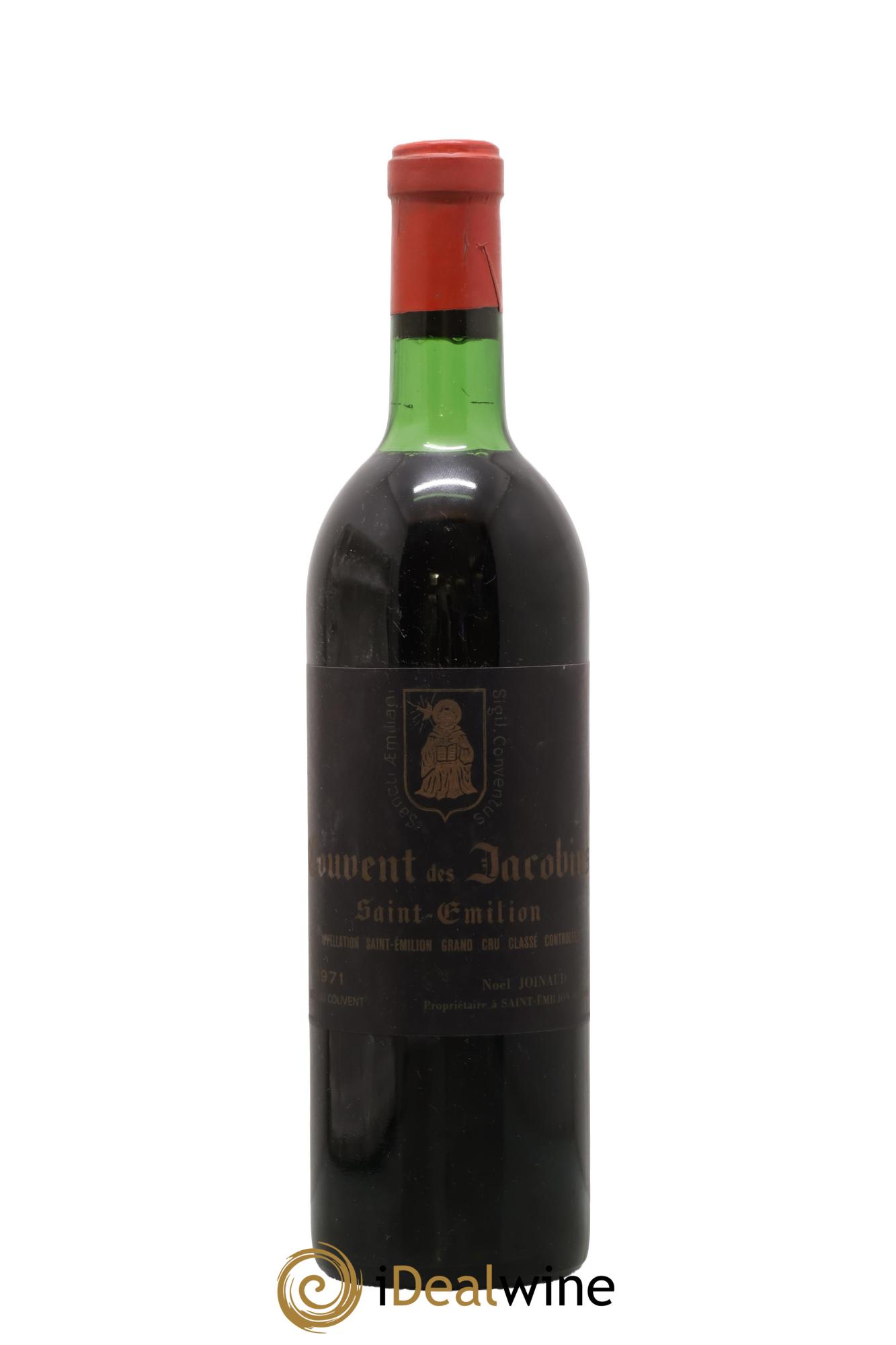 Château Clos des Jacobins Grand Cru Classé 1971 - Lot de 1 bouteille - 0