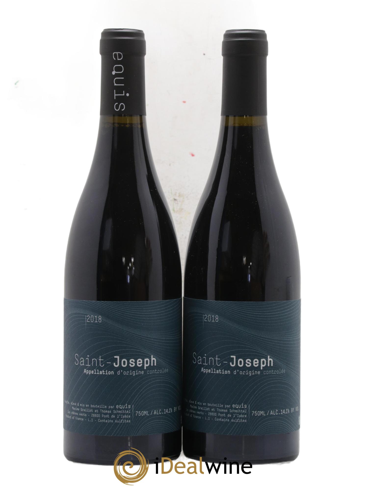 Saint-Joseph Equis Domaine Graillot 2018 - Lot de 2 bouteilles - 0