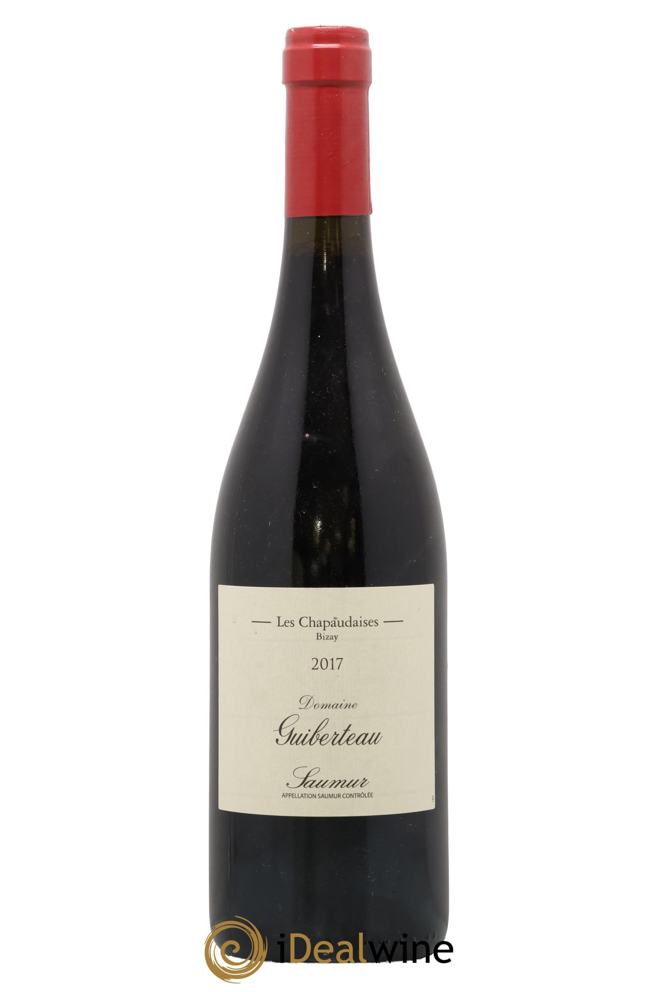 Saumur Les Chapaudaises Domaine Guiberteau 2017 - Lote de 1 botella - 0