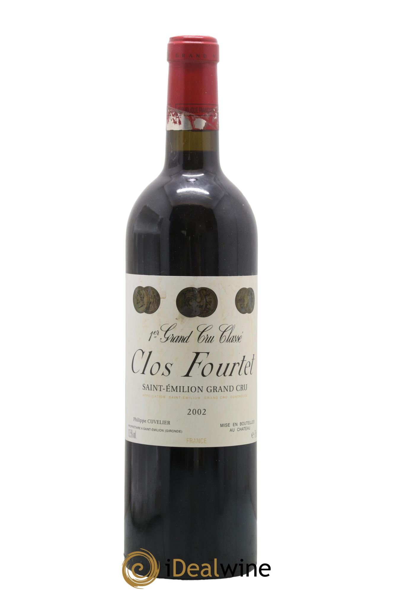Clos Fourtet 1er Grand Cru Classé B 2002 - Lotto di 1 bottiglia - 0