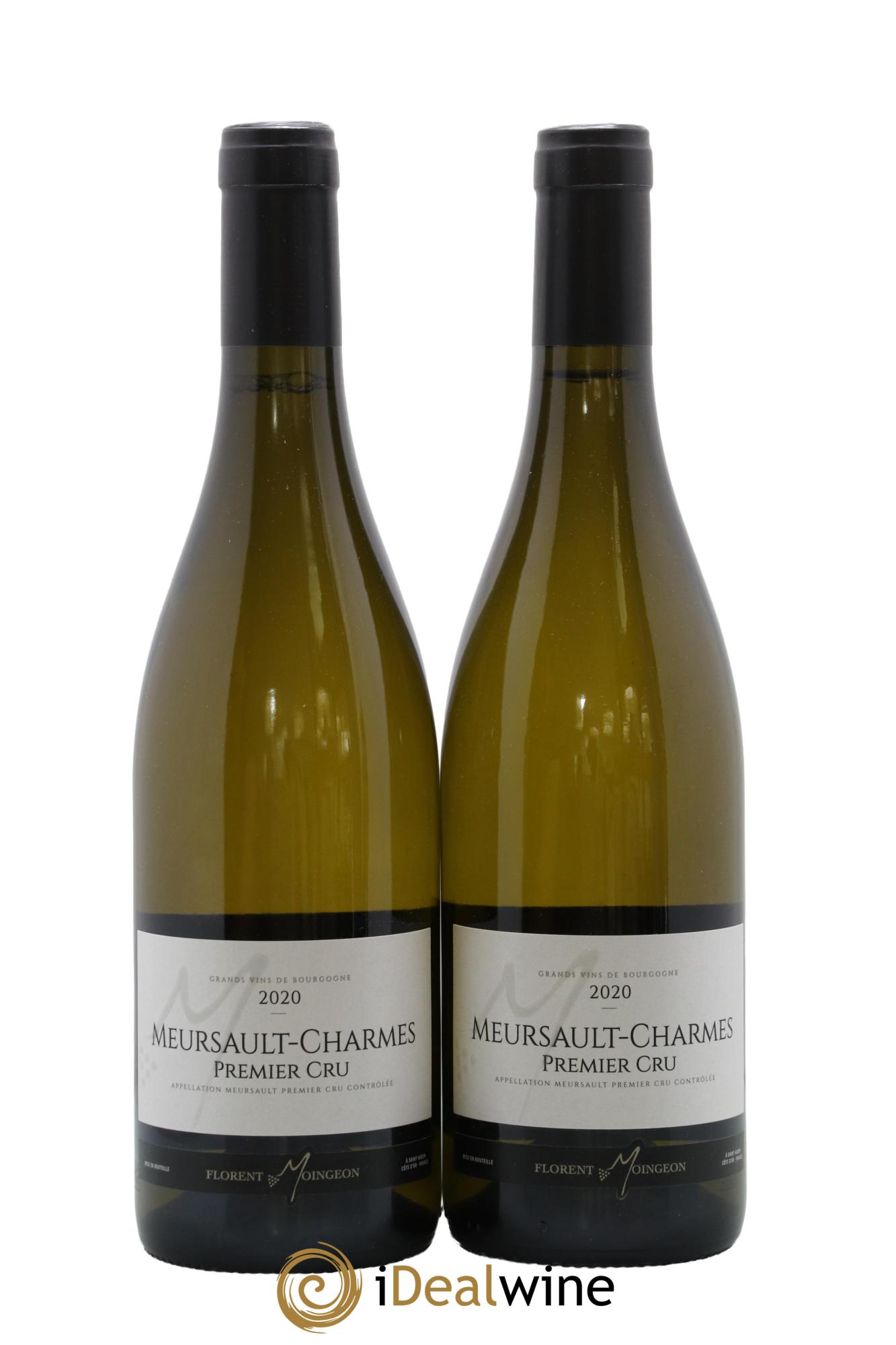 Meursault 1er Cru Charmes Florent Moingeon 2020 - Lot de 2 bouteilles - 0