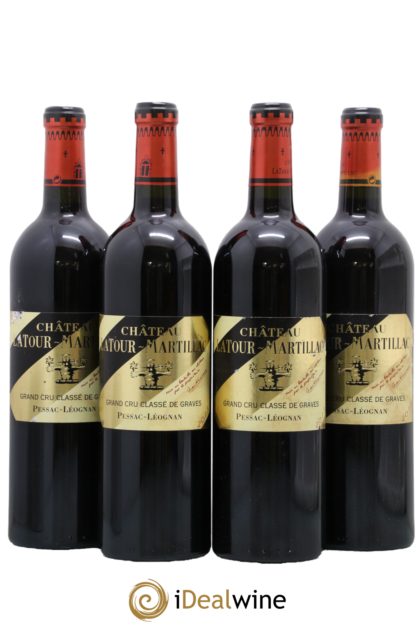 Château Latour-Martillac Cru Classé de Graves 2015 - Lot de 4 bouteilles - 0