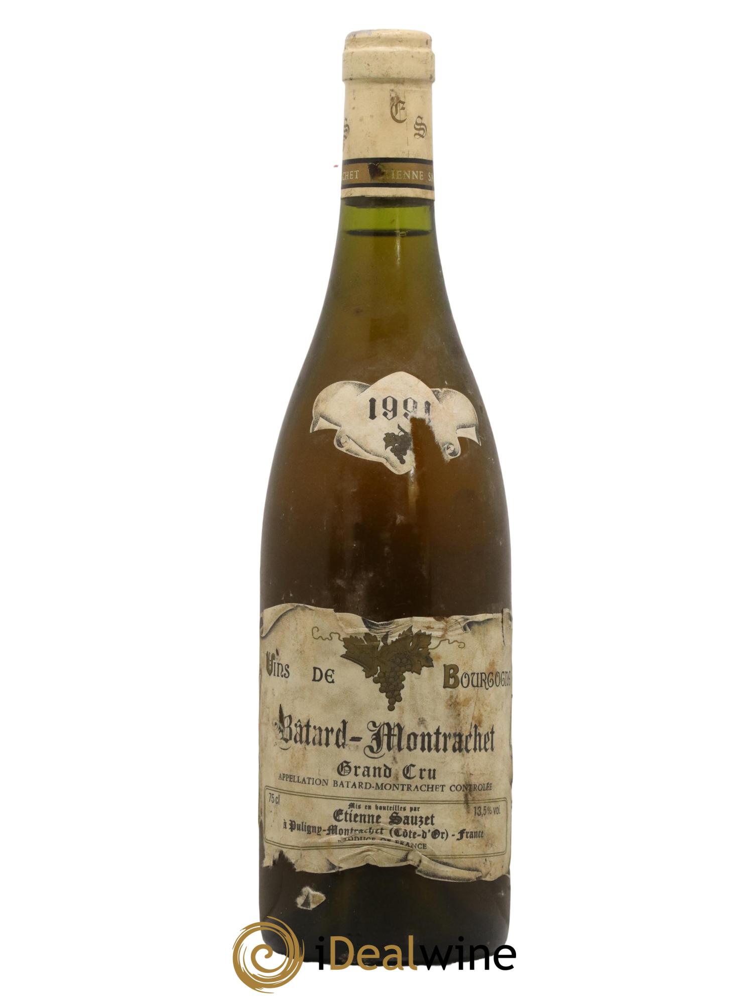 Bâtard-Montrachet Grand Cru Etienne Sauzet 1991 - Lot de 1 bouteille - 0