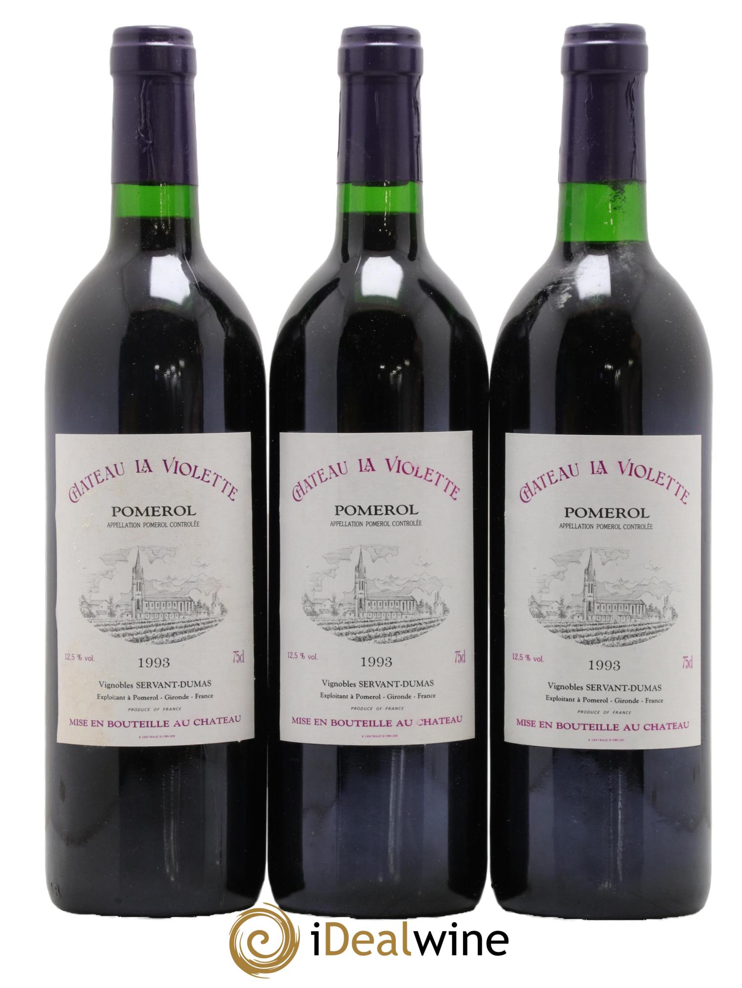Château la Violette 1993 - Posten von 12 Flaschen - 4