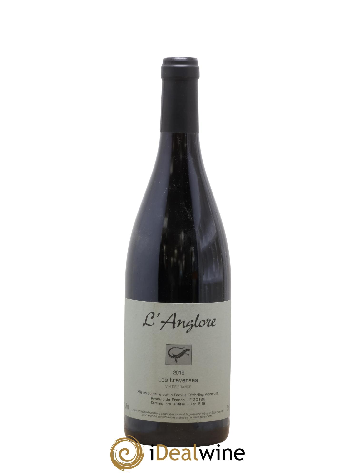 Vin de France Les Traverses L'Anglore 2019 - Lot de 1 bouteille - 0