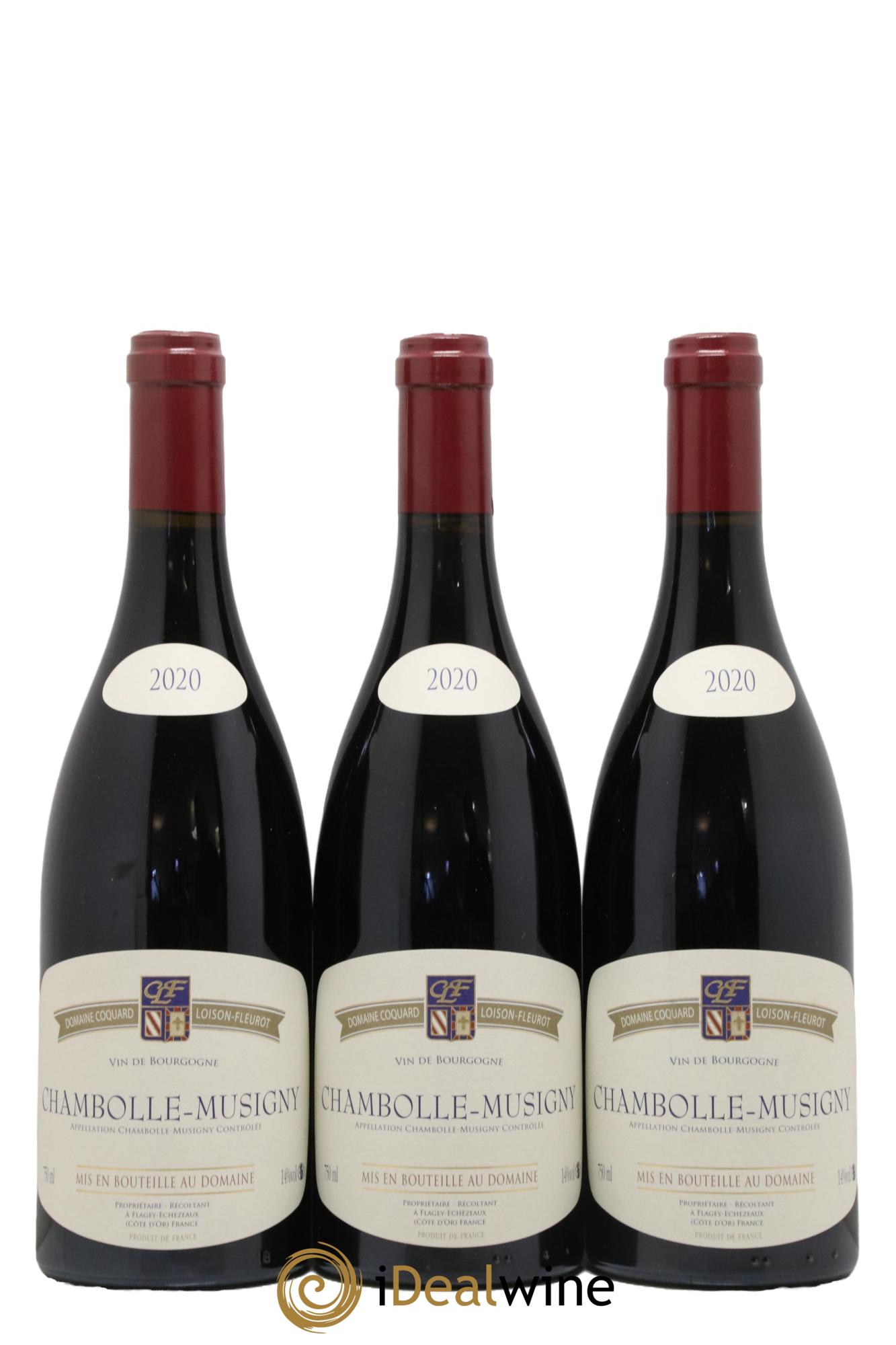 Chambolle-Musigny Coquard Loison-Fleurot 2020 - Lot de 3 bouteilles - 0