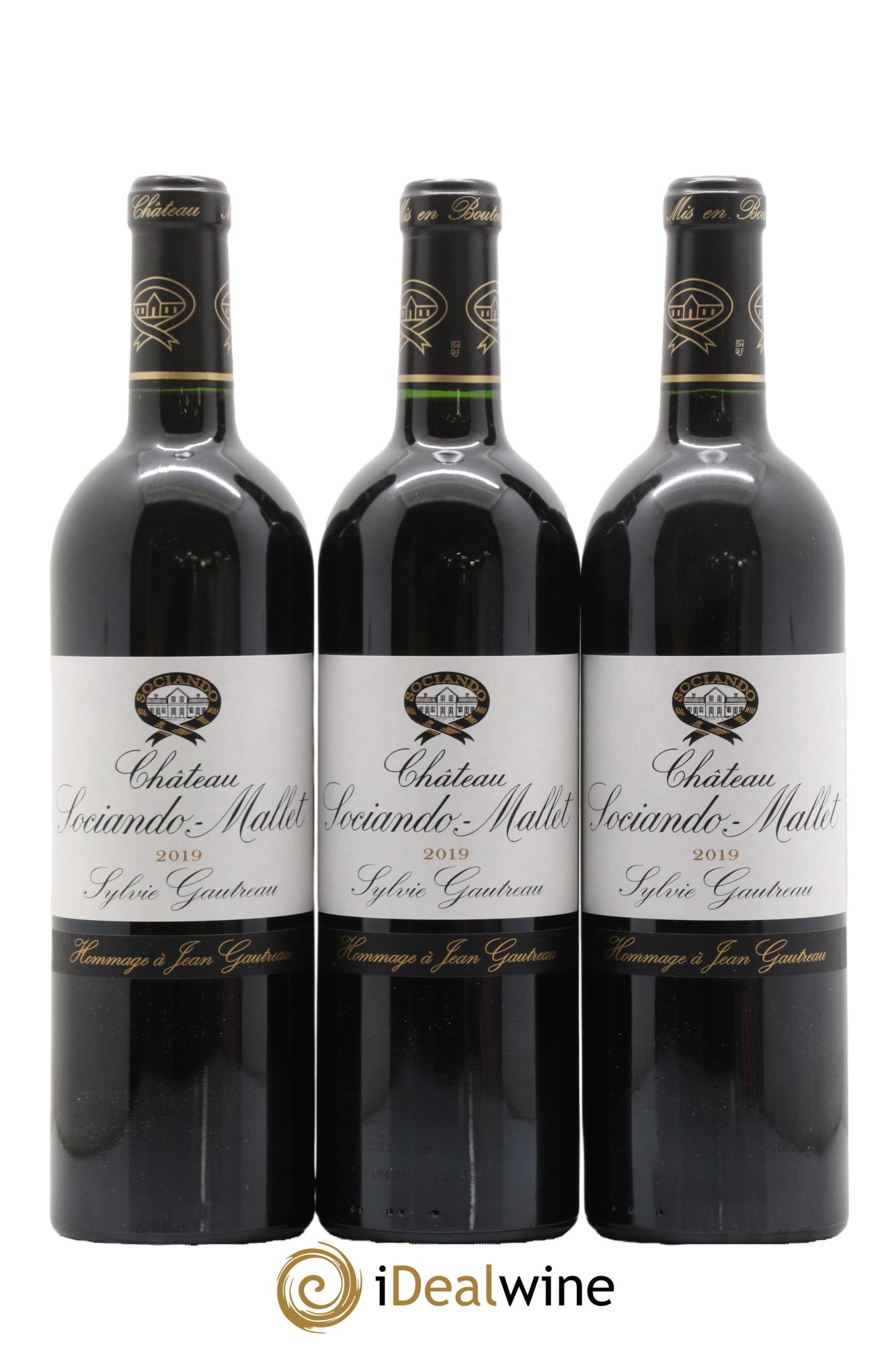 Château Sociando Mallet 2019 - Lot of 12 bottles - 4