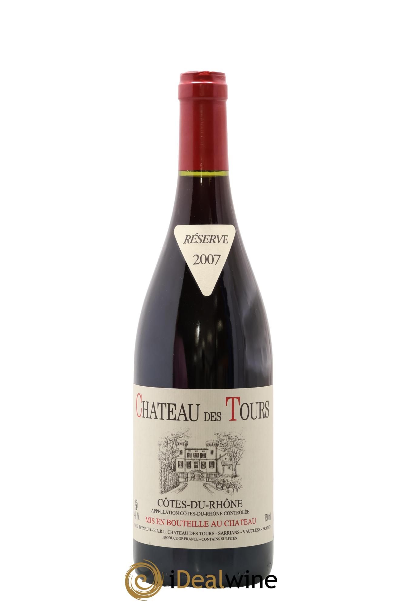 Côtes-du-Rhône Château des Tours Emmanuel Reynaud 2007 - Lot of 1 bottle - 0