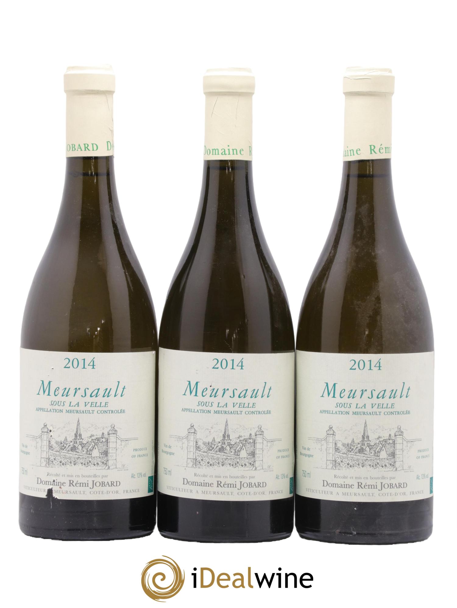 Meursault Sous la Velle Rémi Jobard (Domaine) 2014 - Lot de 3 bouteilles - 0