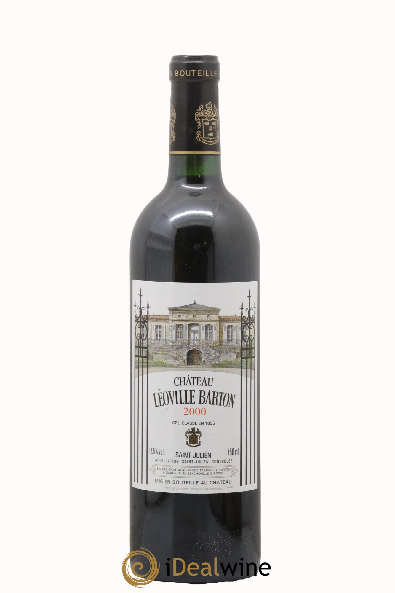 Château Léoville Barton 2ème Grand Cru Classé 2000 - Posten von 1 Flasche - 0