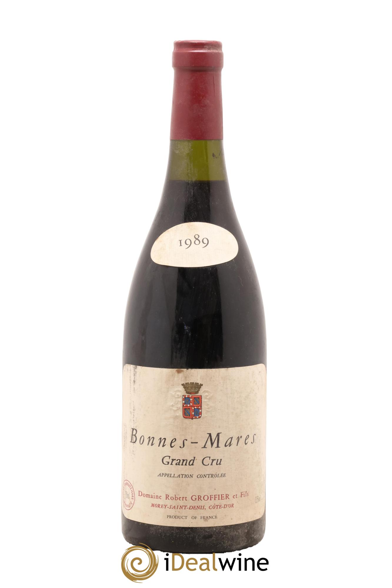 Bonnes-Mares Grand Cru Robert Groffier Père & Fils (Domaine) 1989 - Lot of 1 bottle - 0