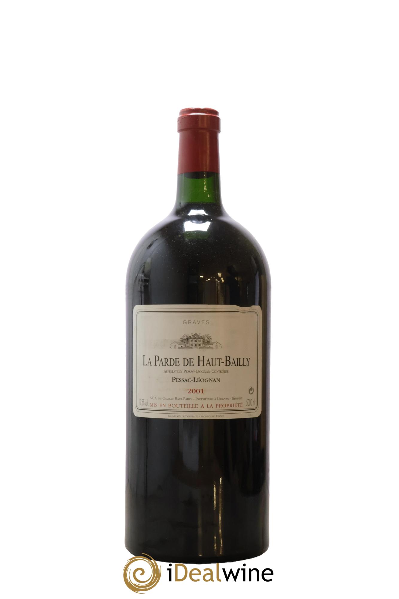 Haut Bailly II (Anciennement La Parde de Haut-Bailly) Second Vin 2001 - Lot de 1 jeroboam - 0