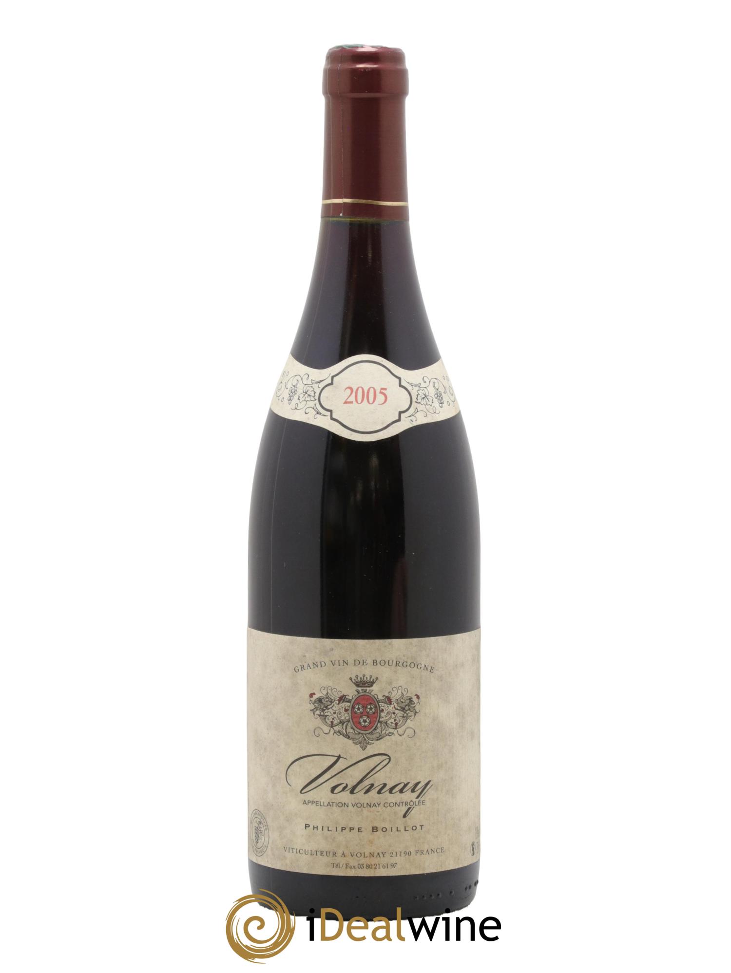Volnay Philippe Boillot 2005 - Lot de 1 bouteille - 0