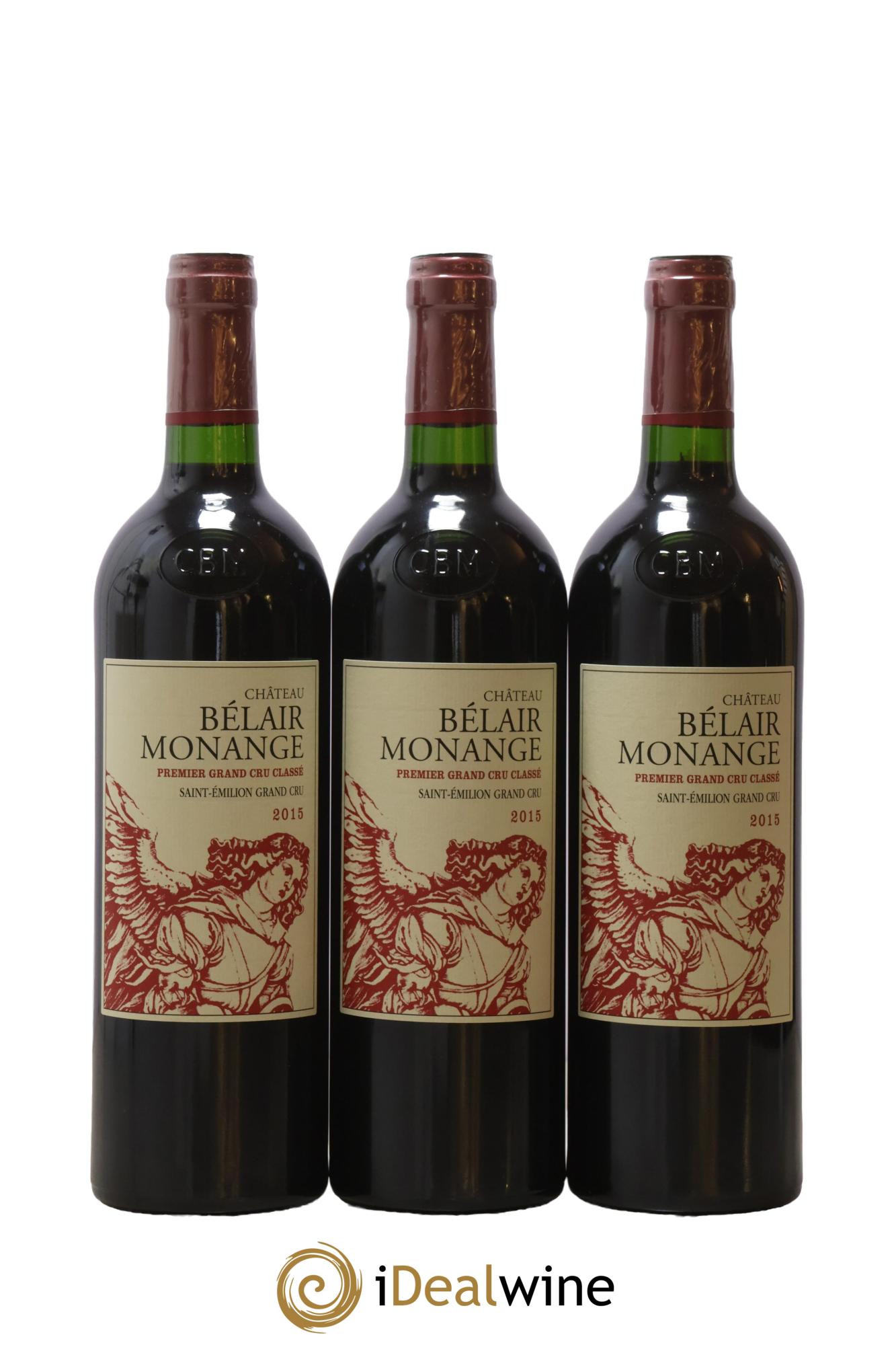 Château Belair (Belair-Monange) 1er Grand Cru Classé B 2015 - Lot de 6 bouteilles - 2