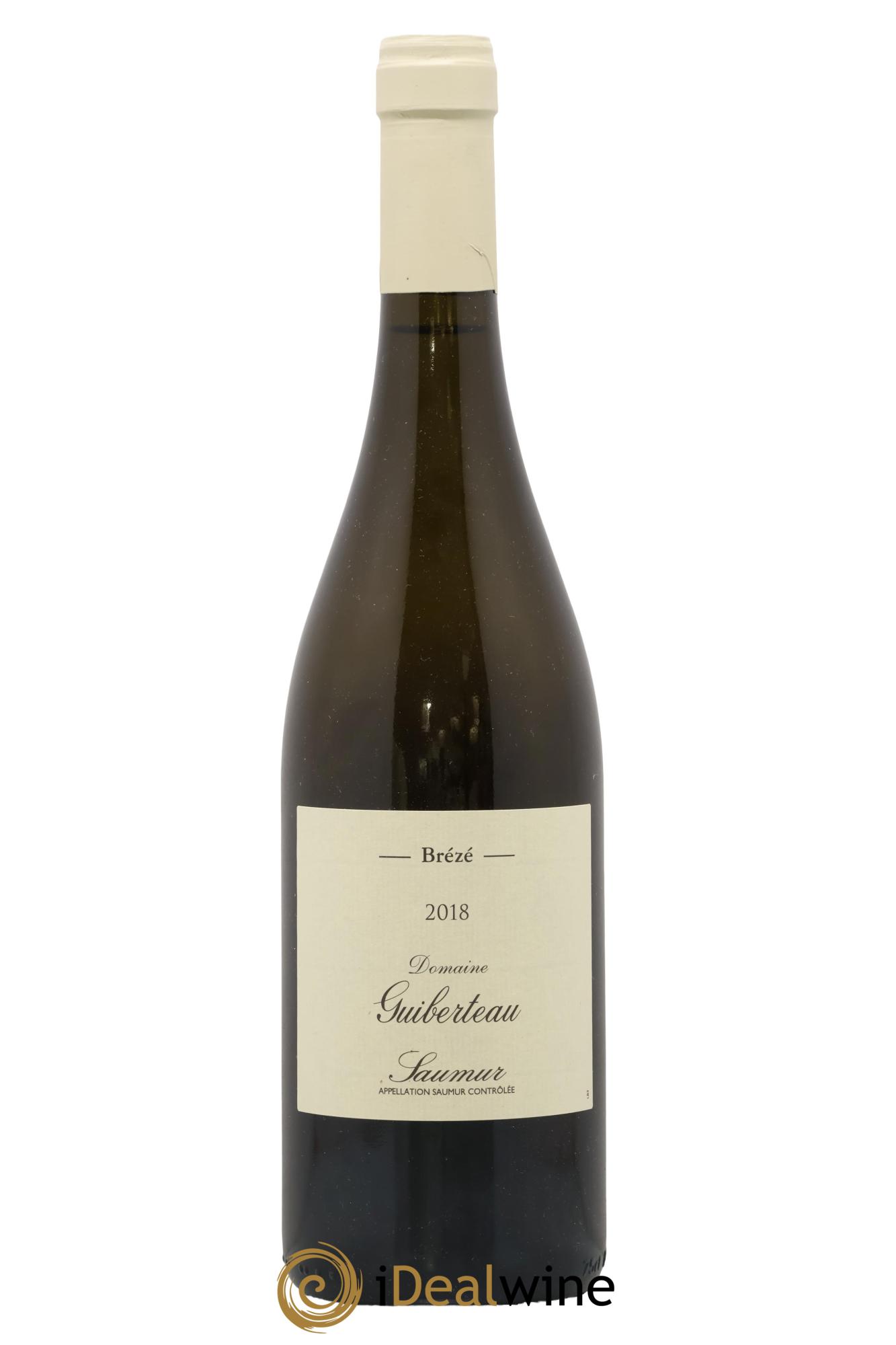 Saumur Brézé Domaine Guiberteau 2018 - Lote de 1 botella - 0