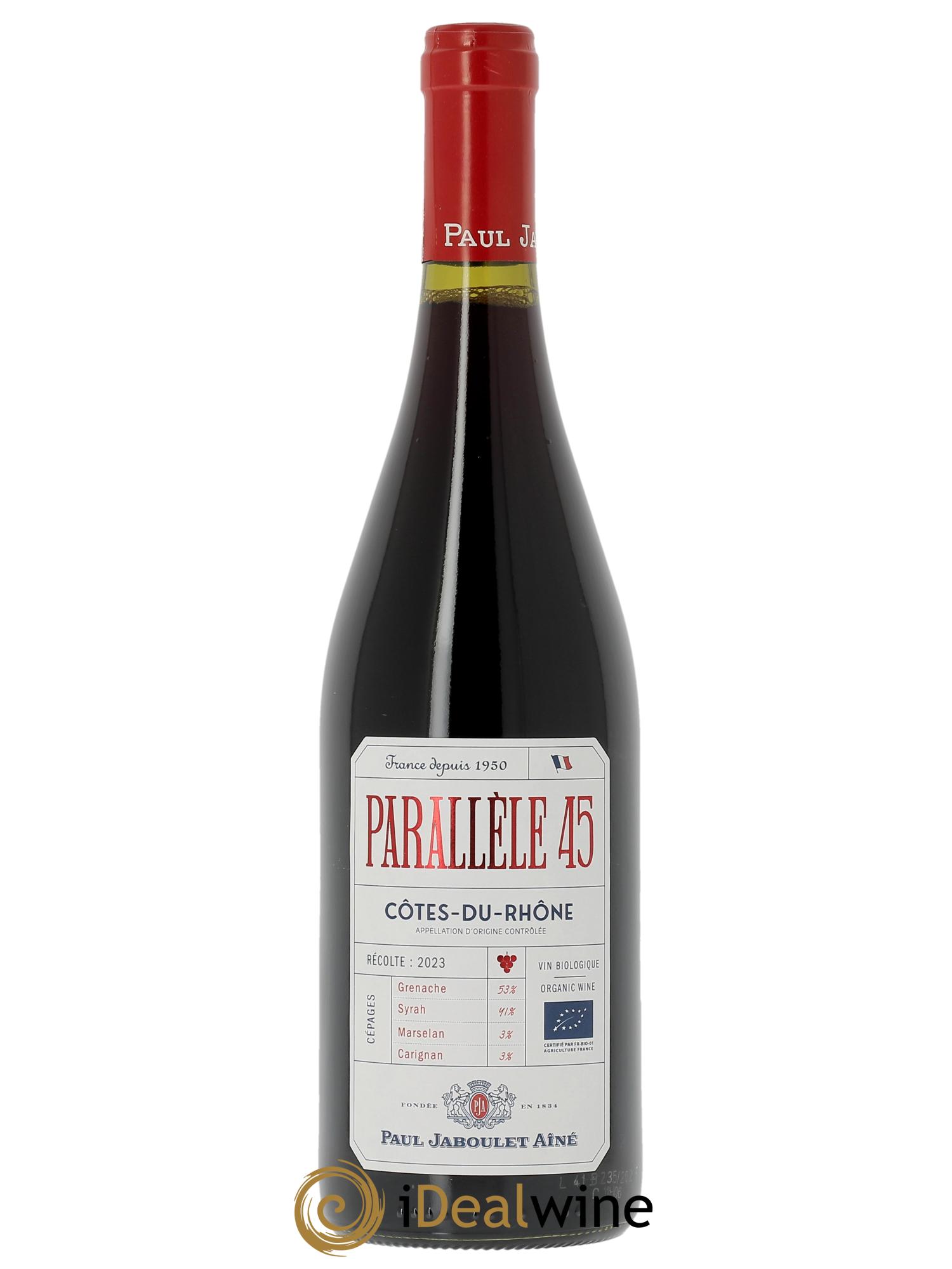 Côtes-du-Rhône Parallèle 45 Paul Jaboulet Ainé  2023 - Lot de 1 bouteille - 0
