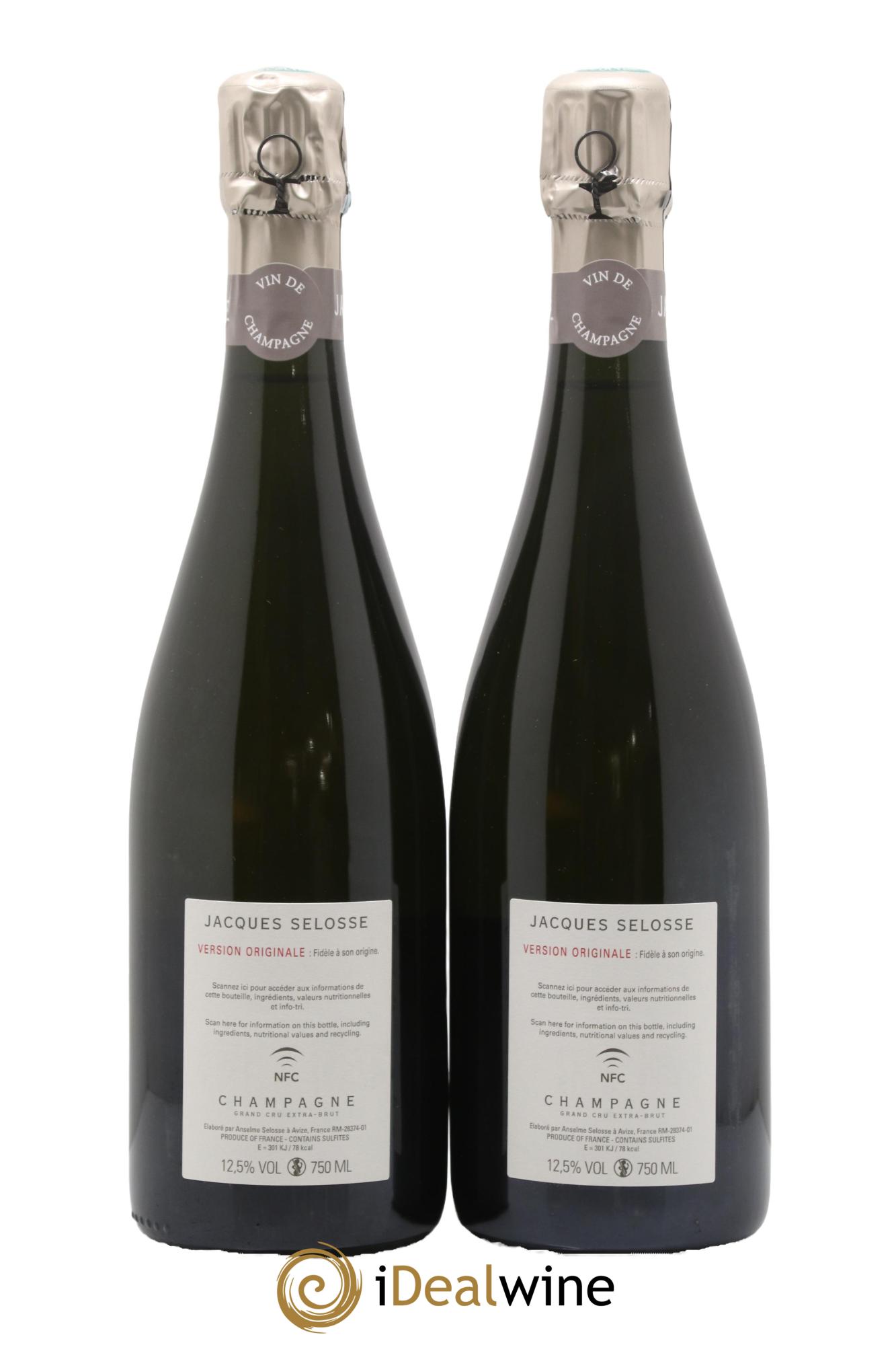 Version Originale Jacques Selosse - Lot of 2 bottles - 1