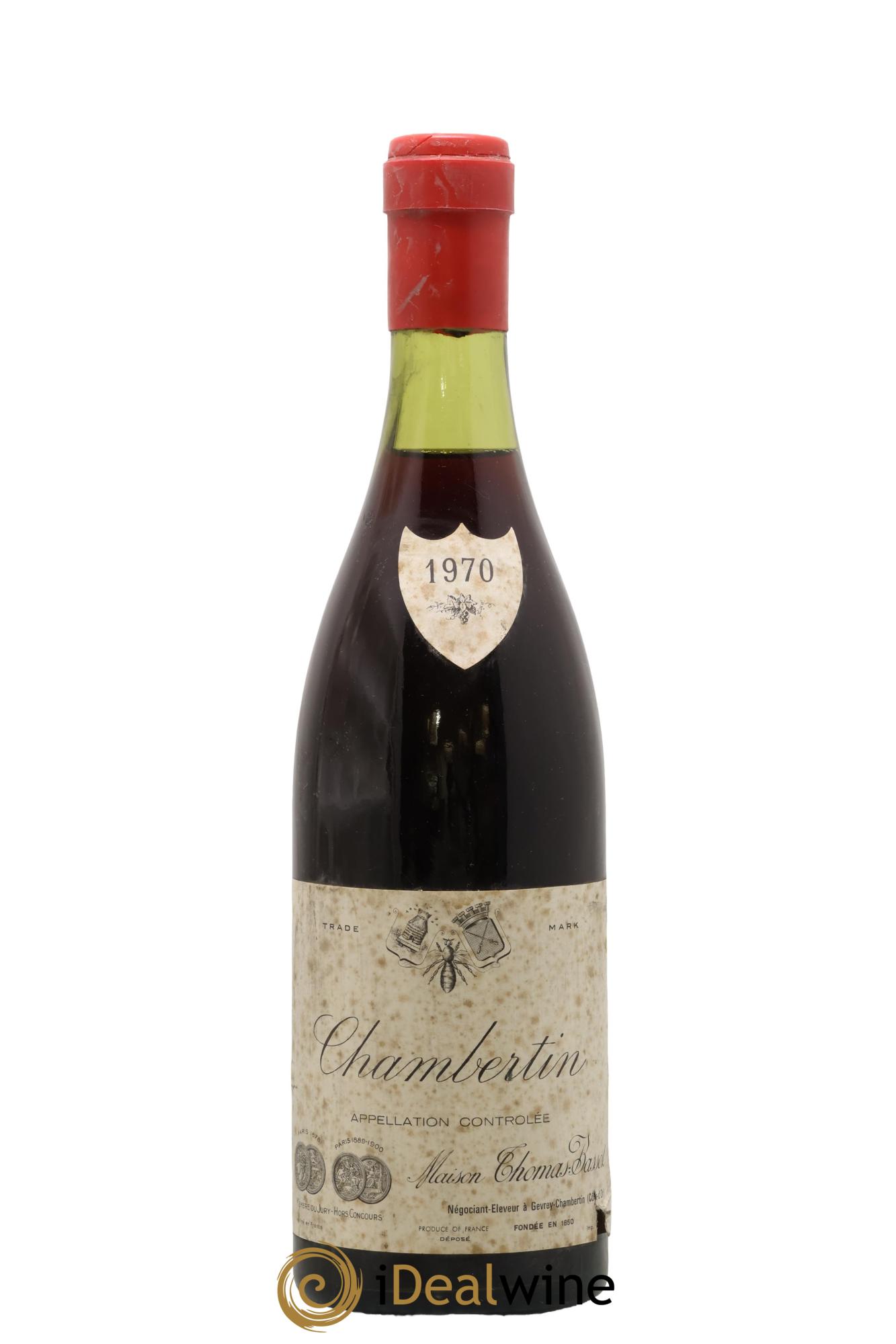 Chambertin Grand Cru Maison Thomas Bassot 1970 - Lot of 1 bottle - 0