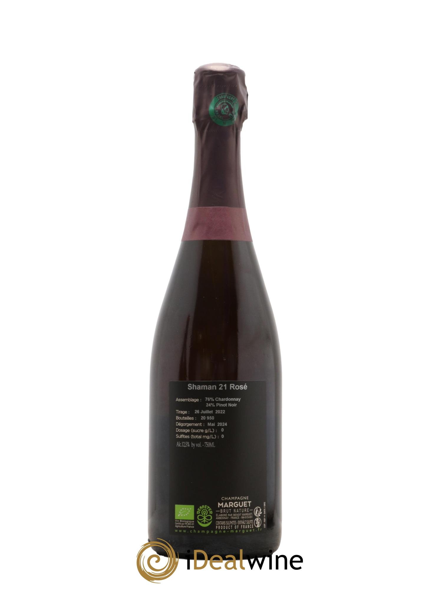 Shaman Grand Cru Brut Marguet 2021 - Lot de 1 bouteille - 1