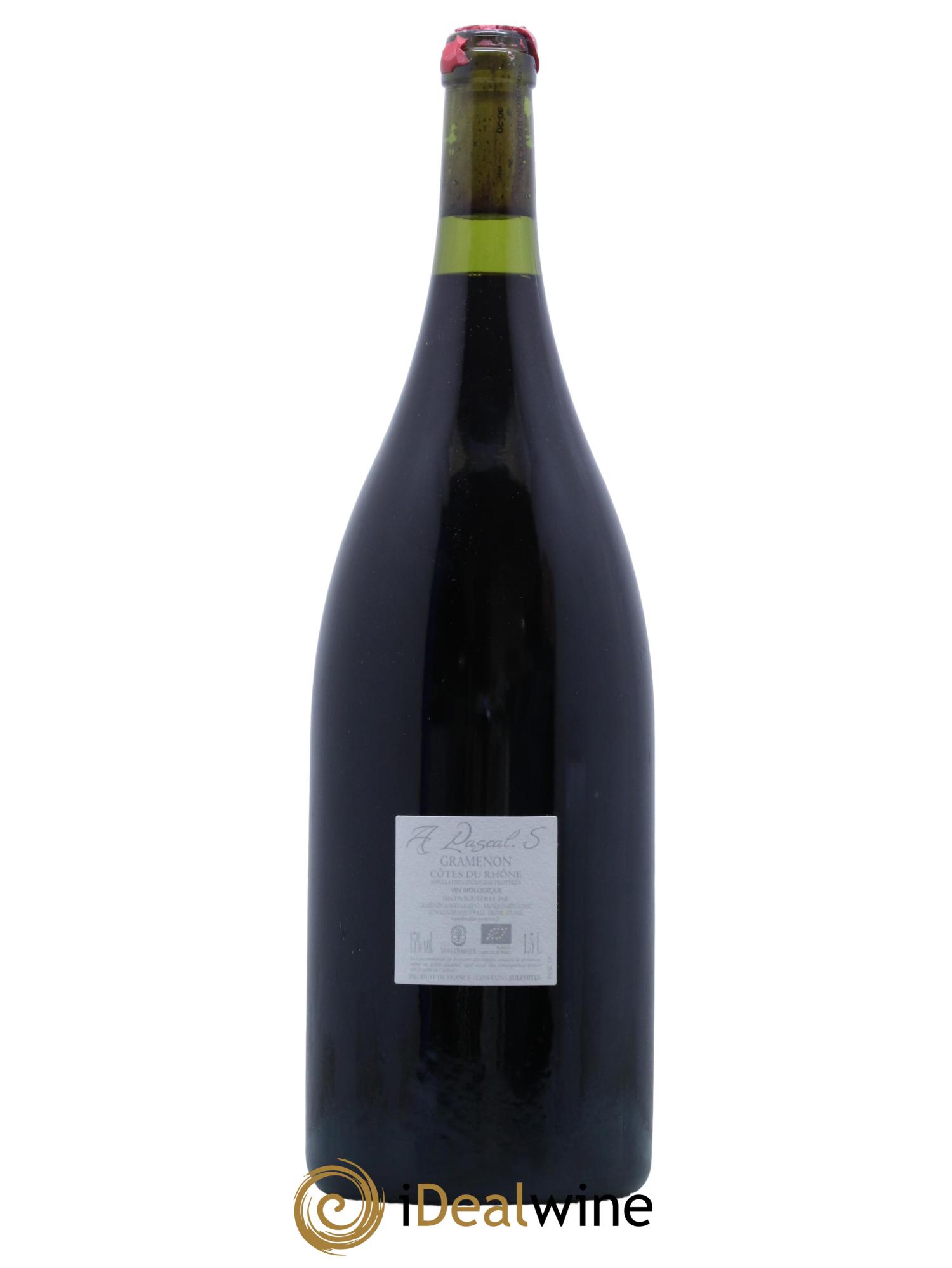 Côtes-du-Rhône A Pascal S. Gramenon (Domaine) 2019 - Lot de 1 magnum - 1