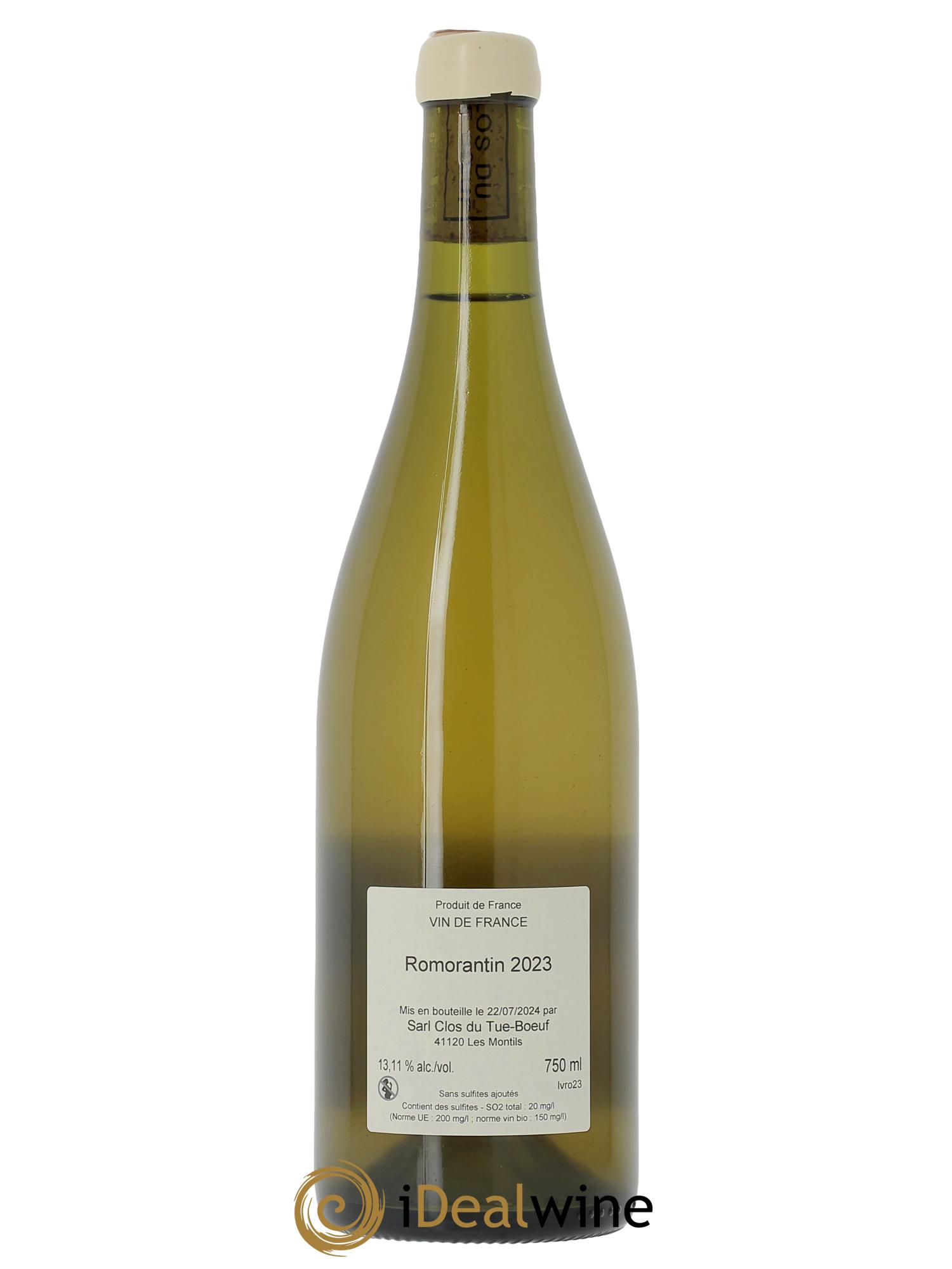 Vin de France Frileuse Romorantin Clos du Tue-Boeuf  2023 - Lot of 1 bottle - 1