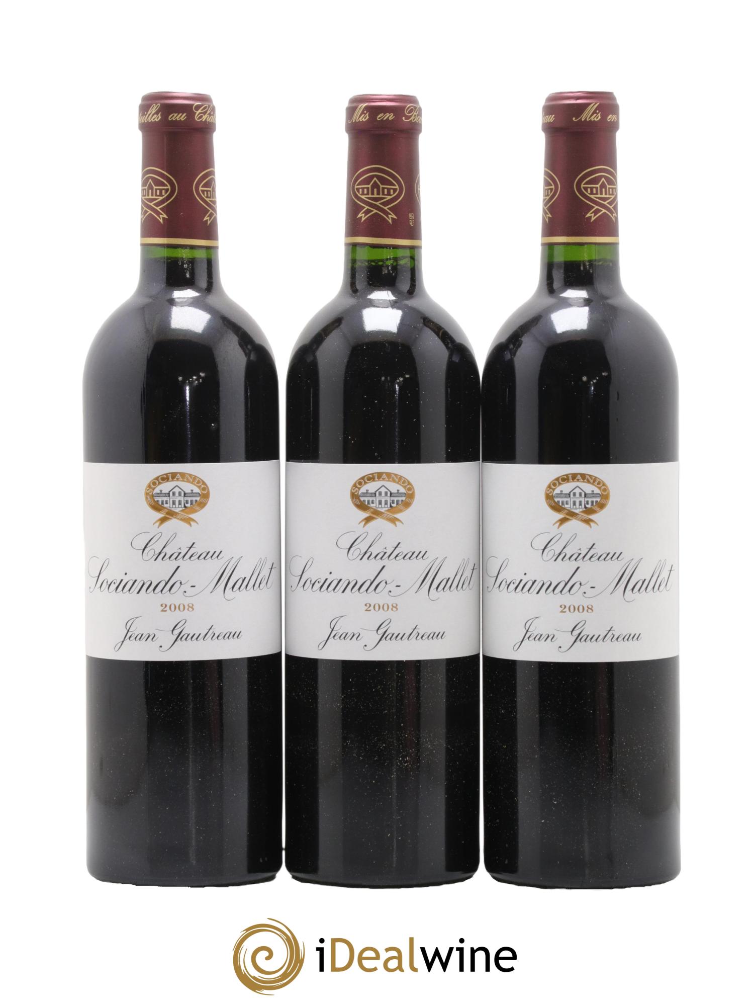 Château Sociando Mallet 2008 - Lot de 12 bouteilles - 3