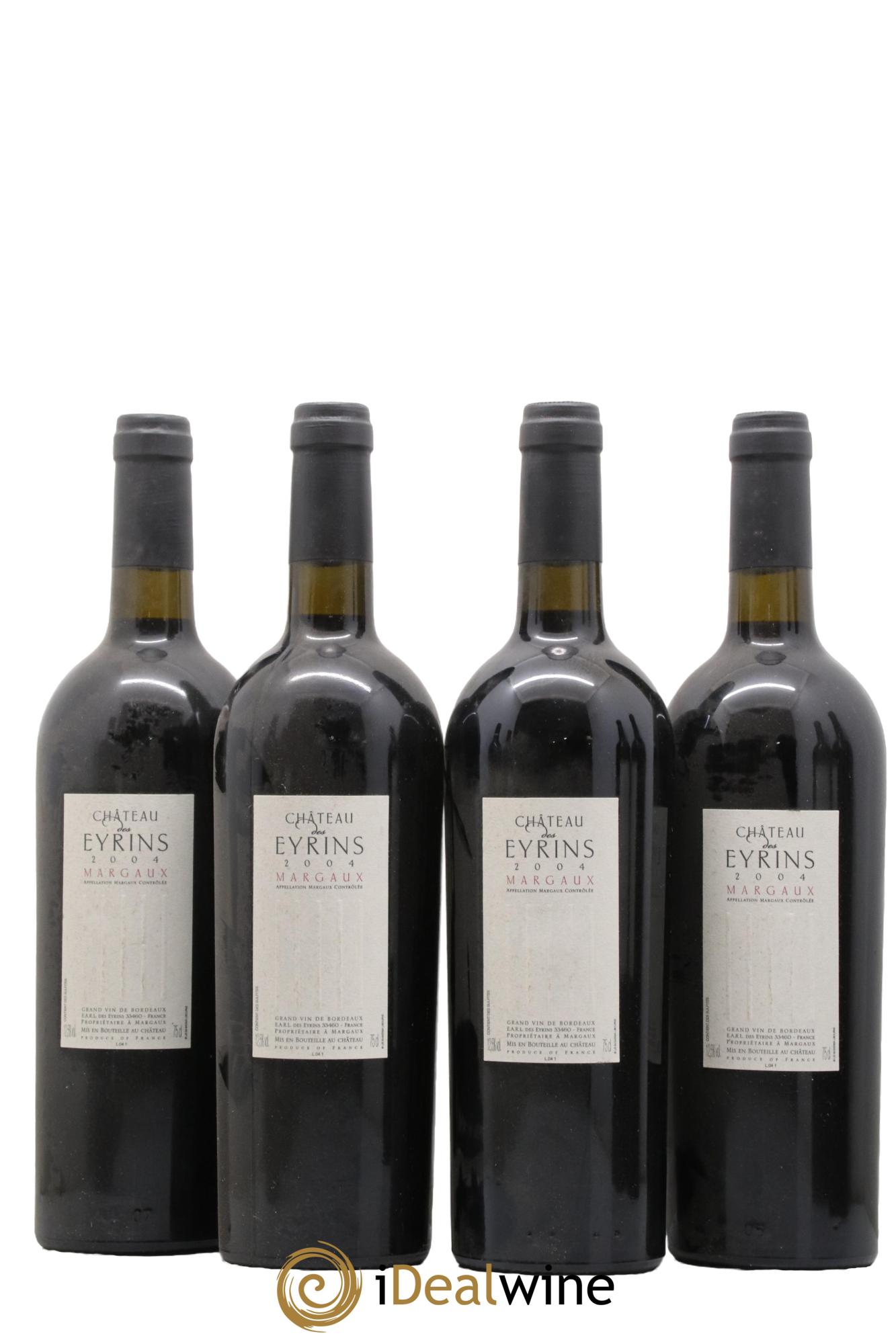 Château des Eyrins 2004 - Lot de 4 bouteilles - 0