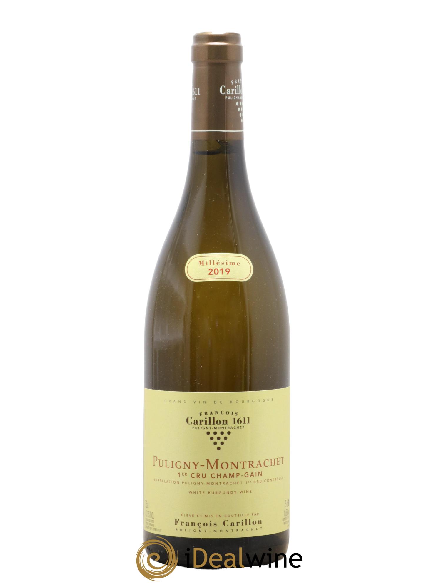 Puligny-Montrachet 1er Cru Champ-Gain François Carillon 2019 - Lot de 1 bouteille - 0