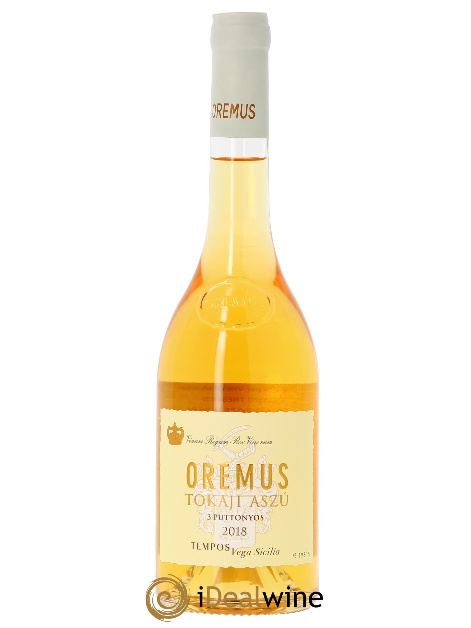 Tokaj Aszu 3 Puttonyos Oremus by Vega Sicilia 2018 - Lotto di 1 bottiglia - 0