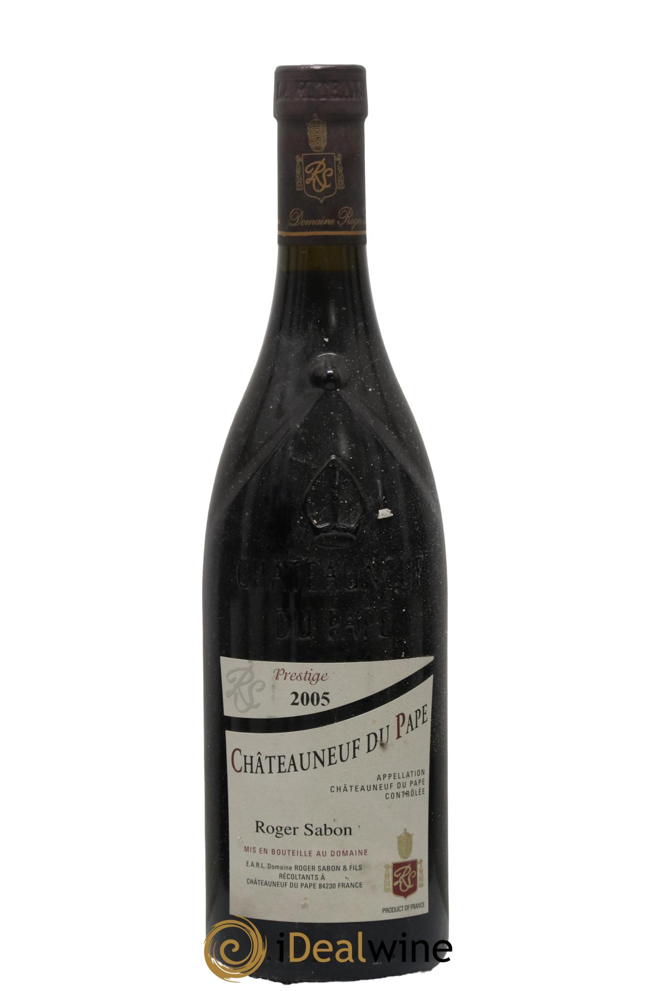 Châteauneuf-du-Pape Cuvée Prestige Roger Sabon (Domaine) 2005 - Lotto di 1 bottiglia - 0