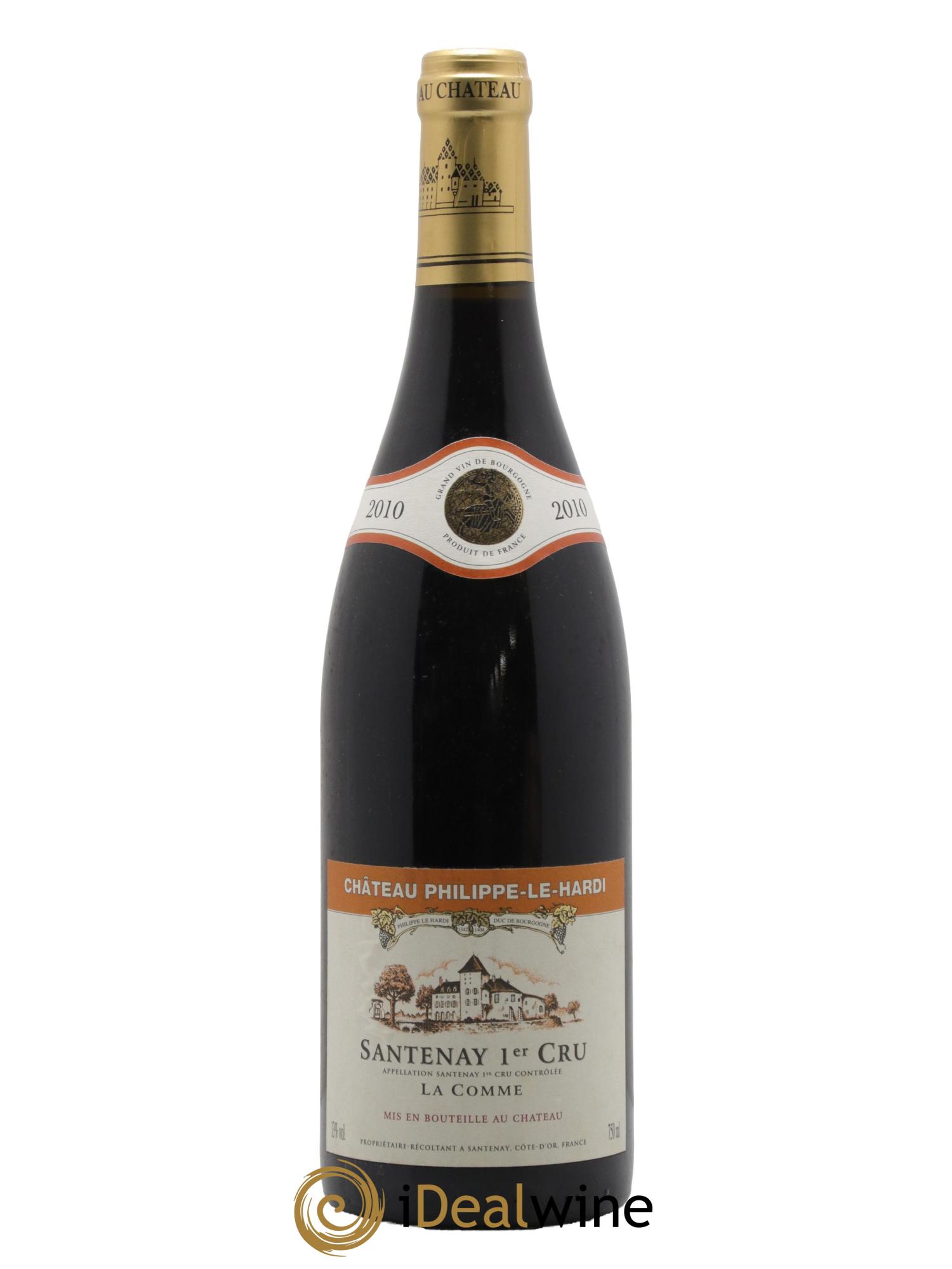 Santenay 1er Cru La Comme Philippe Le Hardi 2010 - Lot de 1 bouteille - 0
