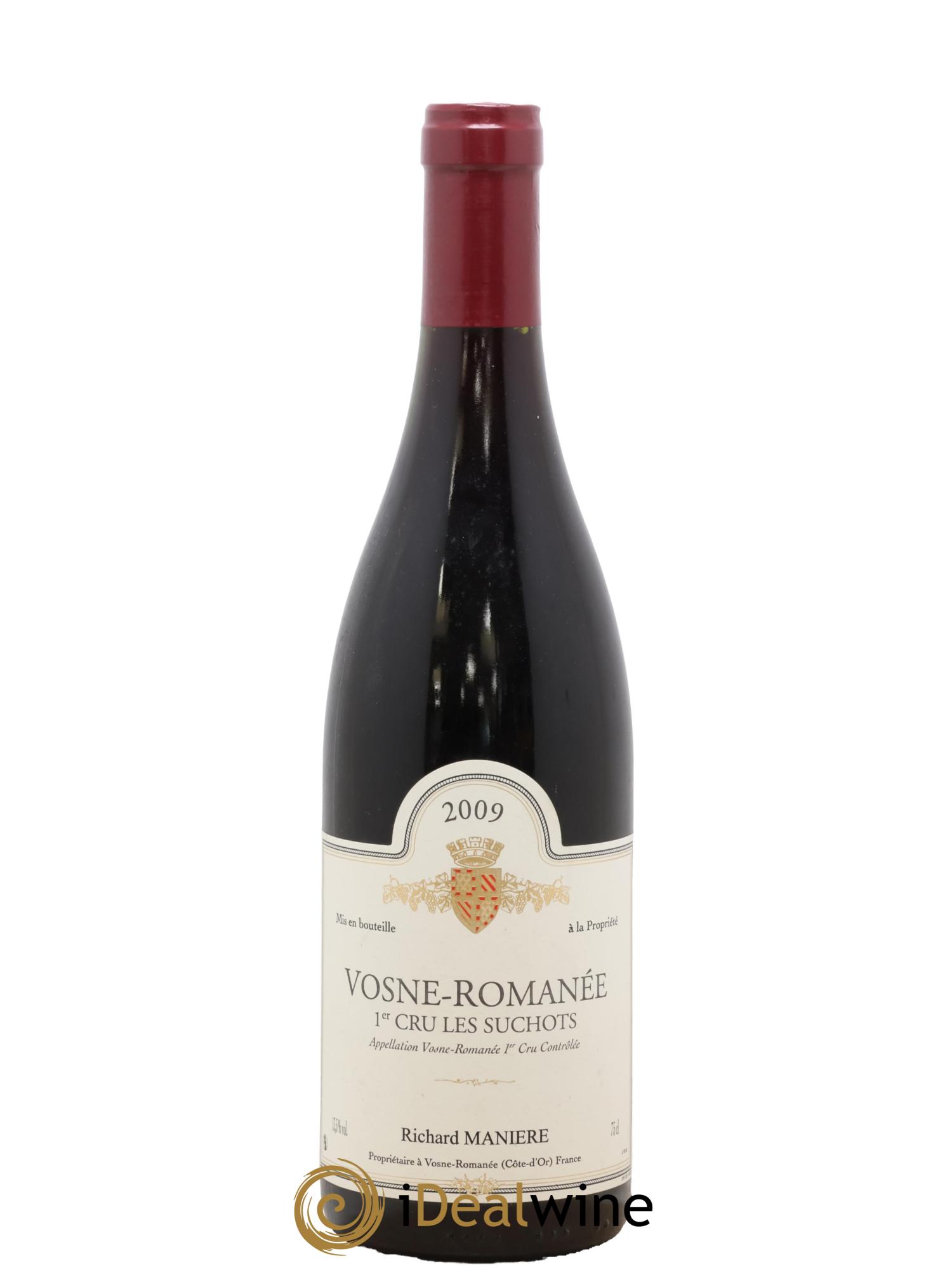 Vosne-Romanée 1er Cru Les Suchots Richard Manière 2009 - Lot de 1 bouteille - 0