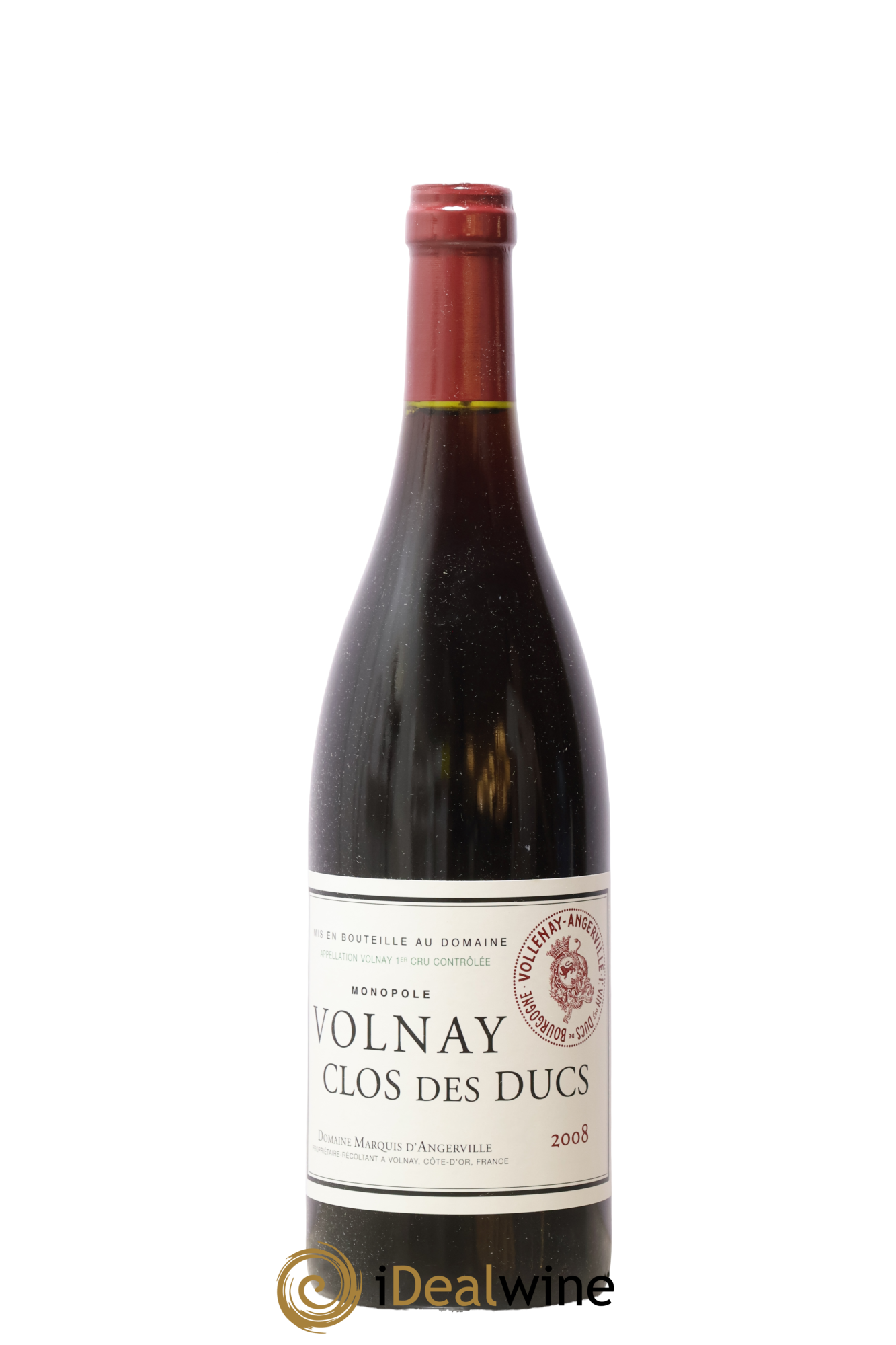 Volnay 1er Cru Clos des Ducs Marquis d'Angerville (Domaine) 2008 - Lot de 1 bouteille - 0