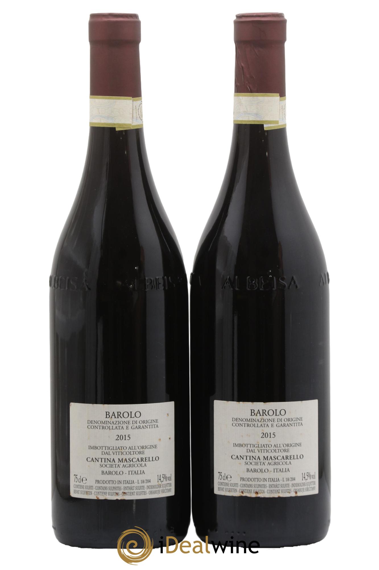 Barolo DOCG Bartolo Mascarello 2015 - Posten von 2 Flaschen - 1