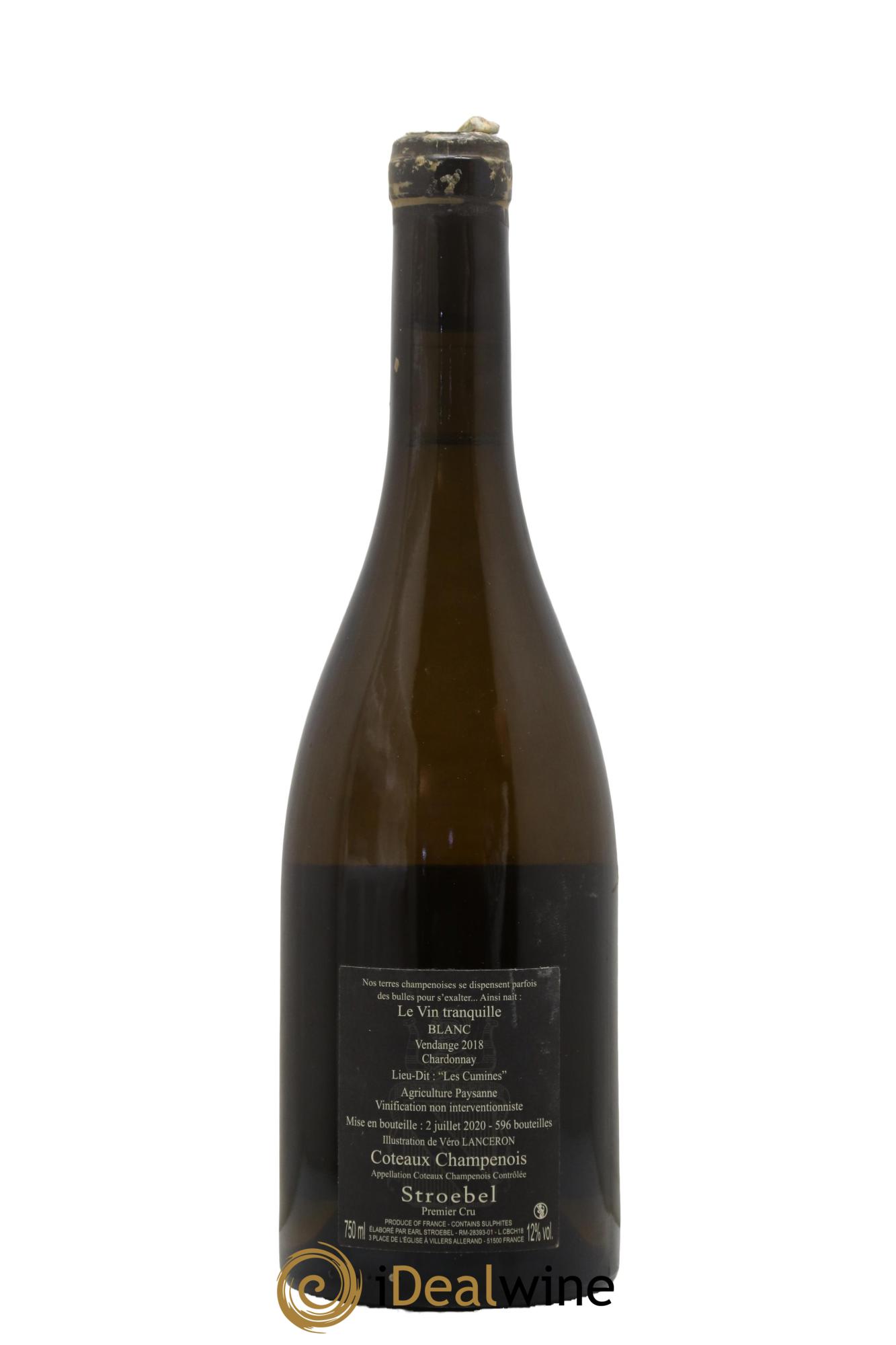 Coteaux champenois Chardonnay Stroebel 2018 - Posten von 1 Flasche - 1