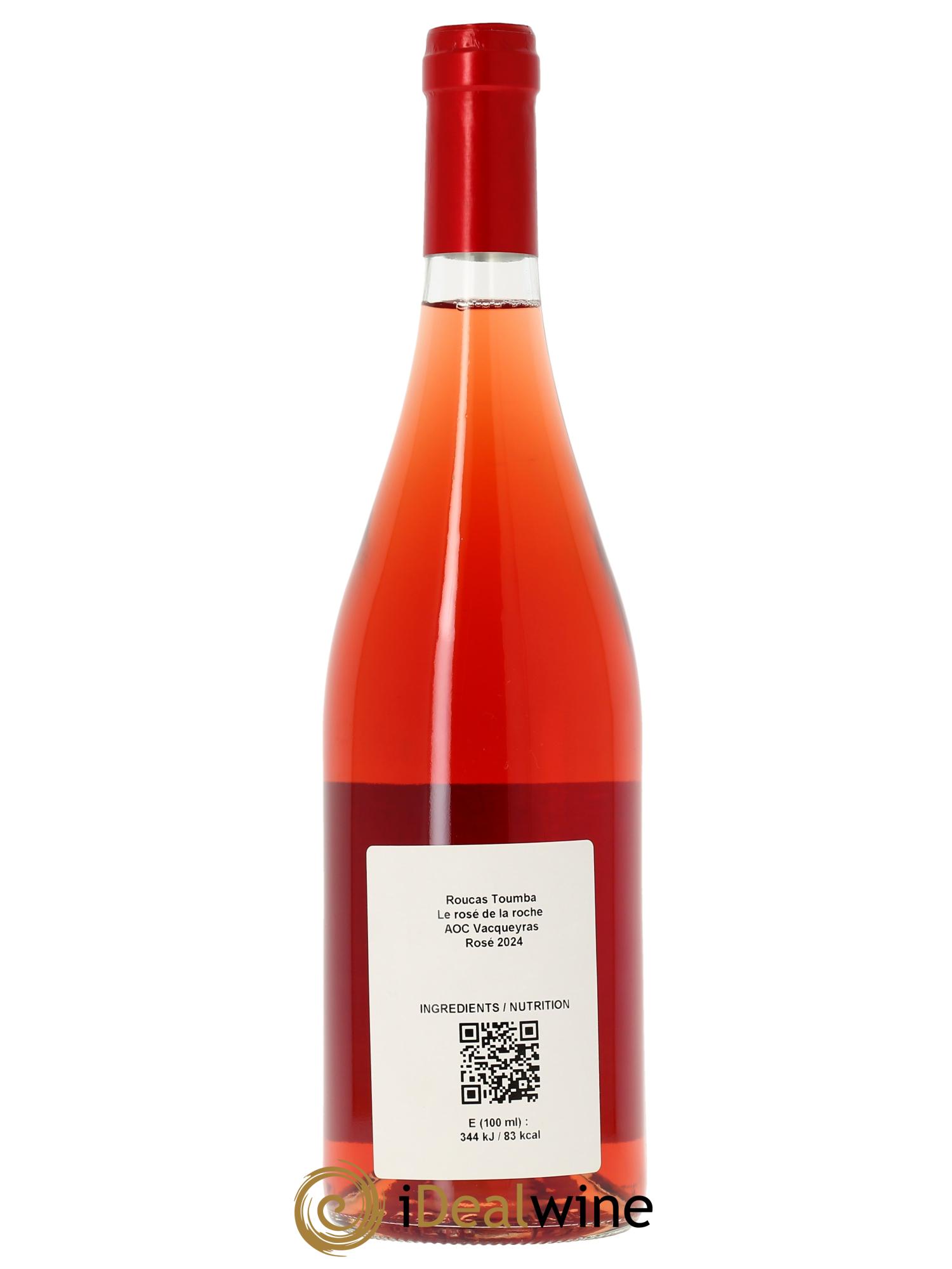 Vacqueyras Rosé de la roche Roucas Toumba  2024 - Lotto di 1 bottiglia - 1