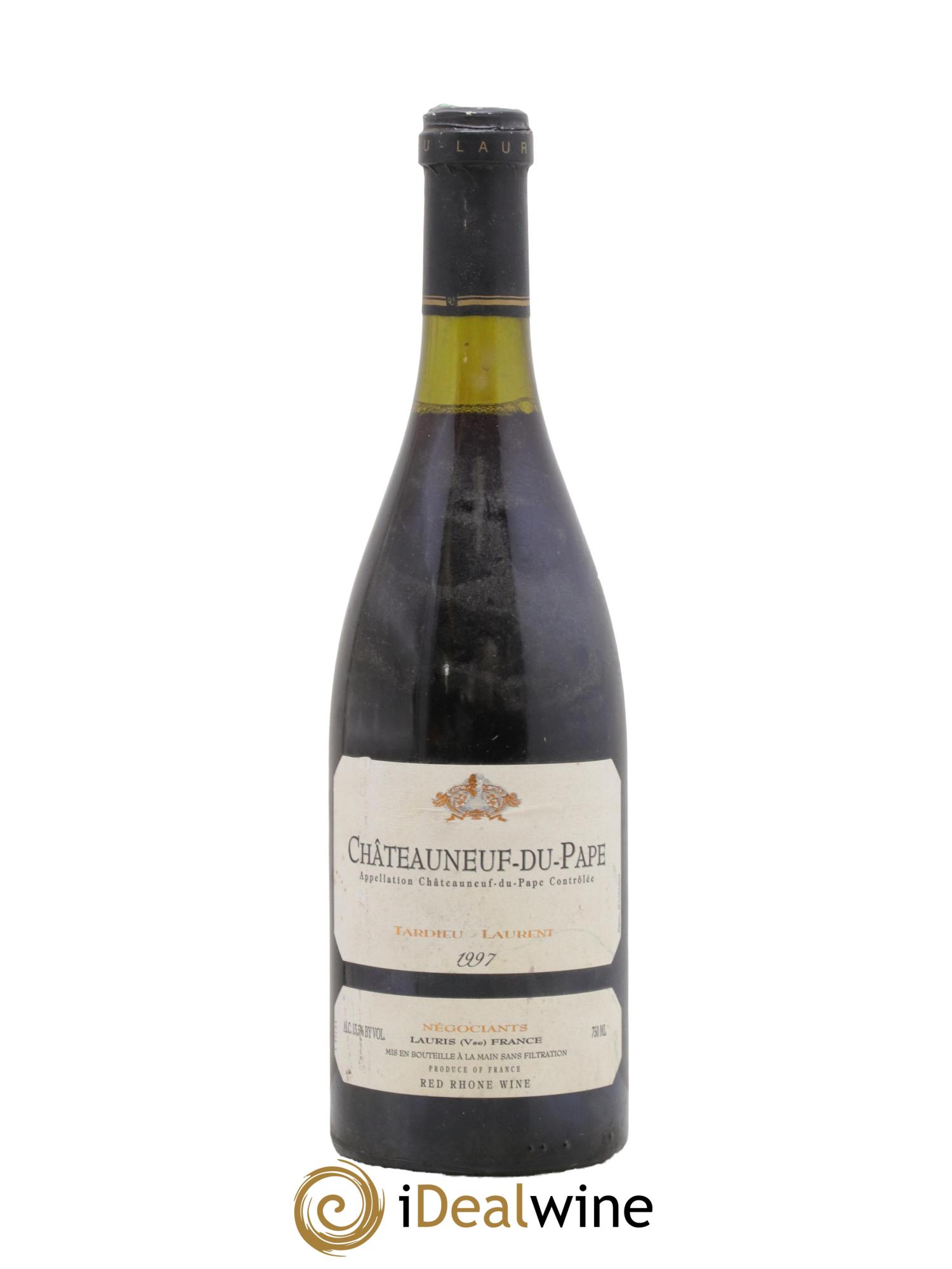 Châteauneuf-du-Pape Domaine Tardieu-Laurent Famille Tardieu 1997 - Lot de 1 bouteille - 0