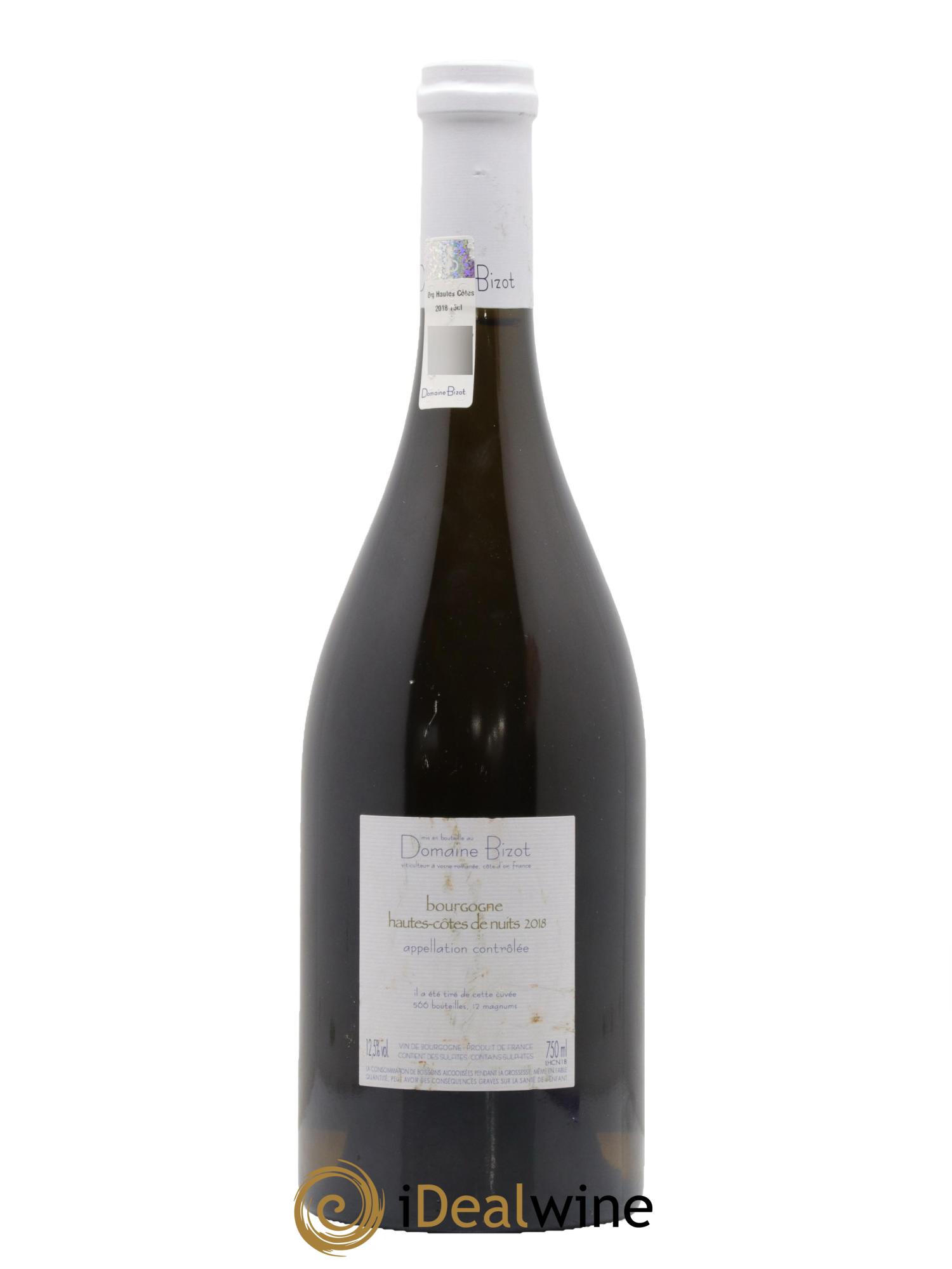 Hautes-Côtes de Nuits Bizot (Domaine) 2018 - Lot of 1 bottle - 1