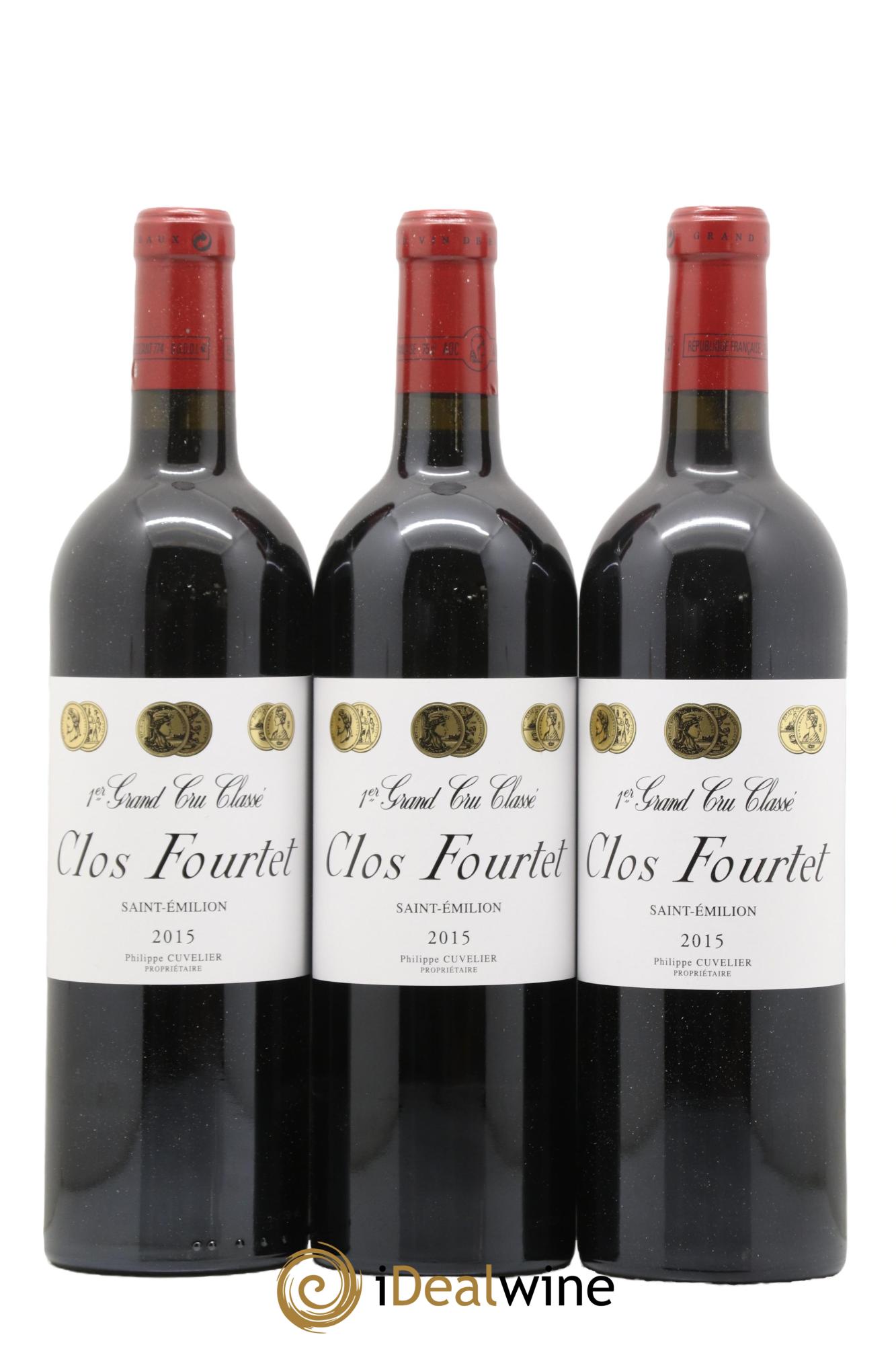 Clos Fourtet 1er Grand Cru Classé B 2015 - Lotto di 6 bottiglie - 2