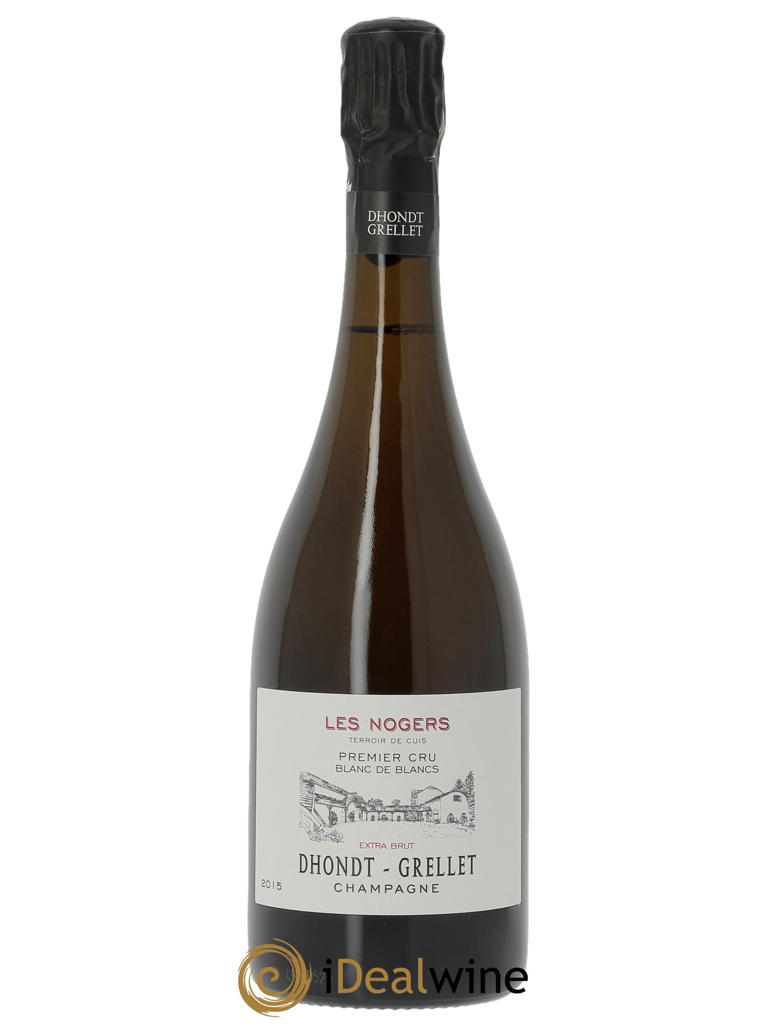 Les Nogers-Premier cru Blanc de Blancs Dhondt Grellet 2015 - Lot de 1 bouteille - 0