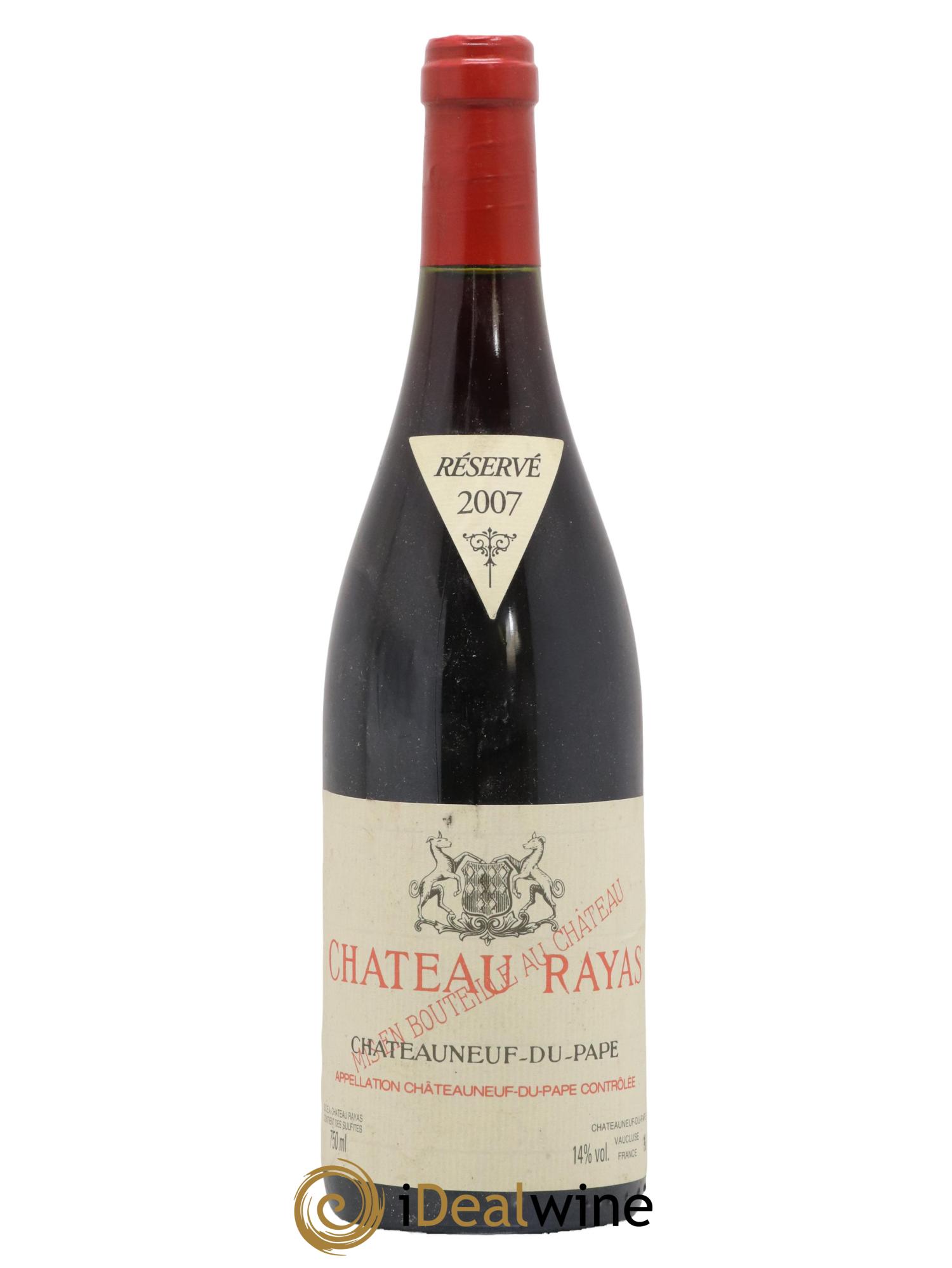 Châteauneuf-du-Pape Château Rayas Emmanuel Reynaud 2007 - Lot de 1 bouteille - 0