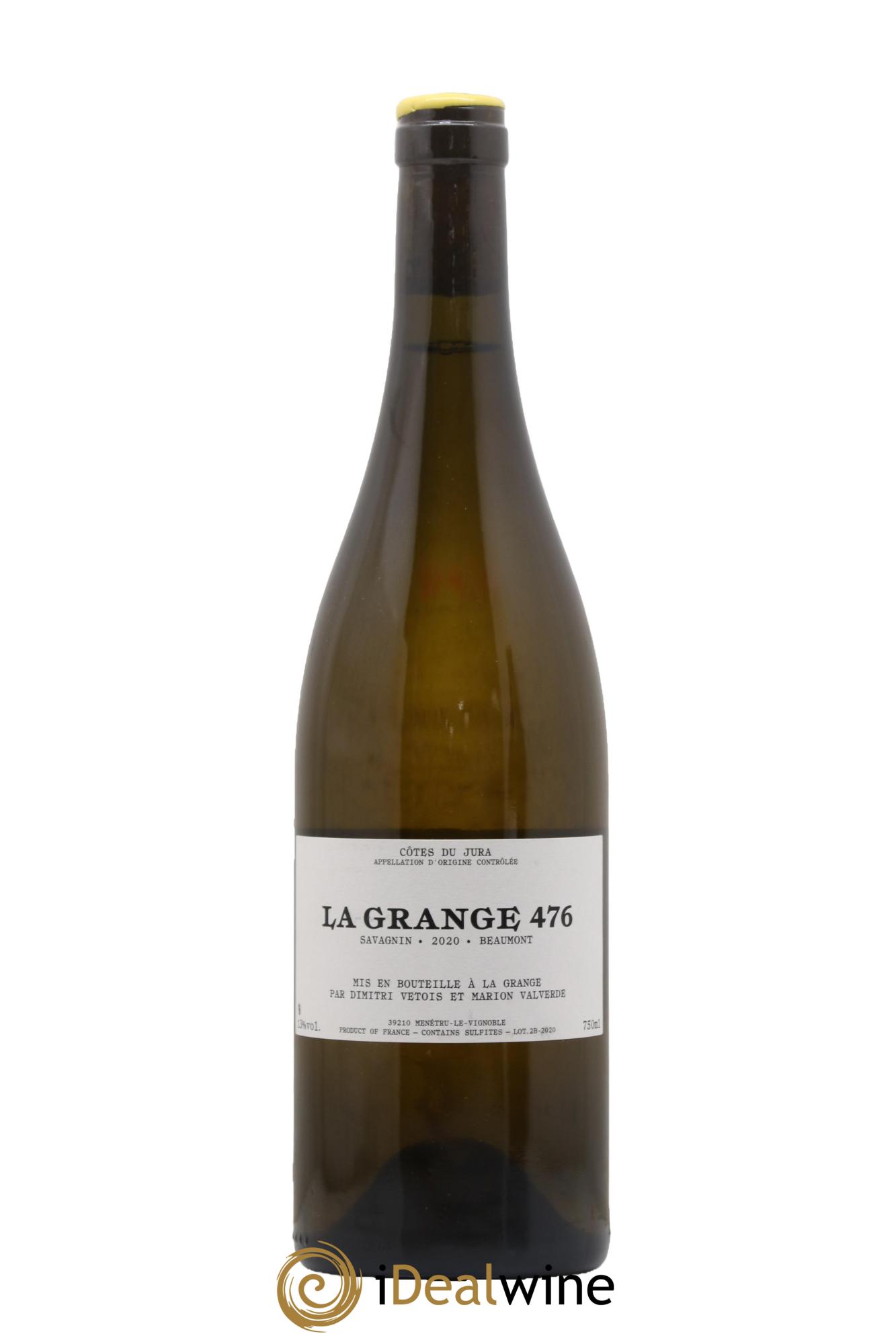 Côtes du Jura Savagnin Beaumonts Grange 476 Dimitri Vetois 2020 - Lot de 1 bouteille - 1