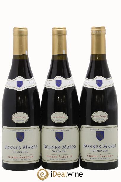 Bonnes-Mares Grand Cru Cuvée Prestige Pierre Naigeon (Domaine) 2012 - Lotto di 3 bottiglie - 0